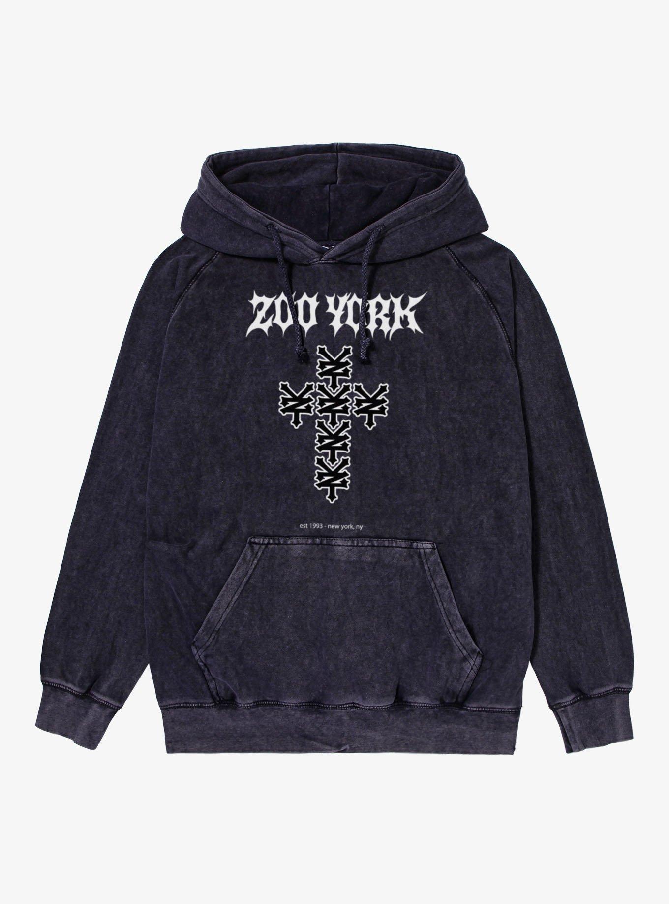 ZOOYORK Zoo York ZY Icon Cross Mineral Wash Hoodie