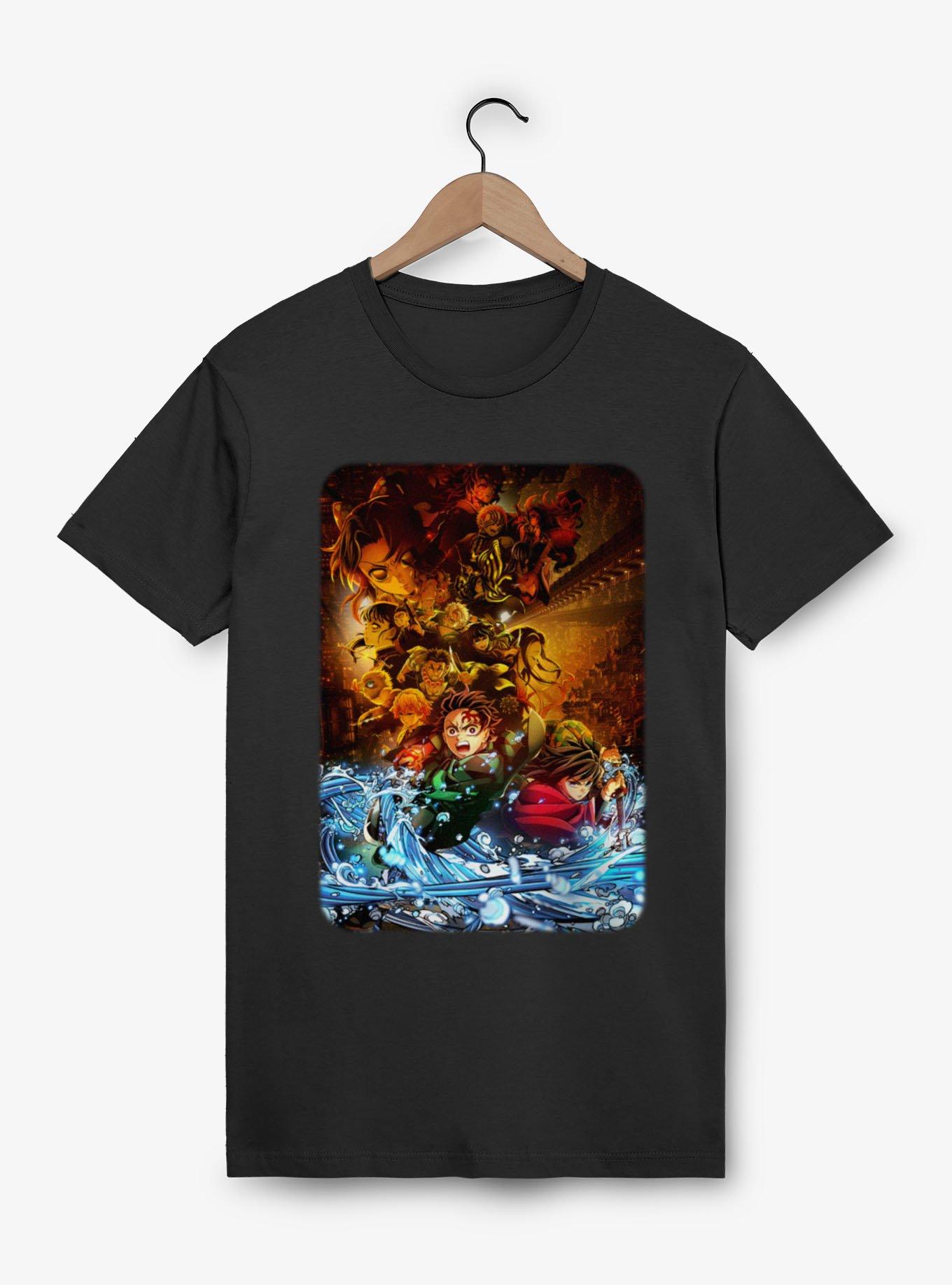 Demon Slayer Infinity Castle Water Splash Poster T-Shirt, , hi-res