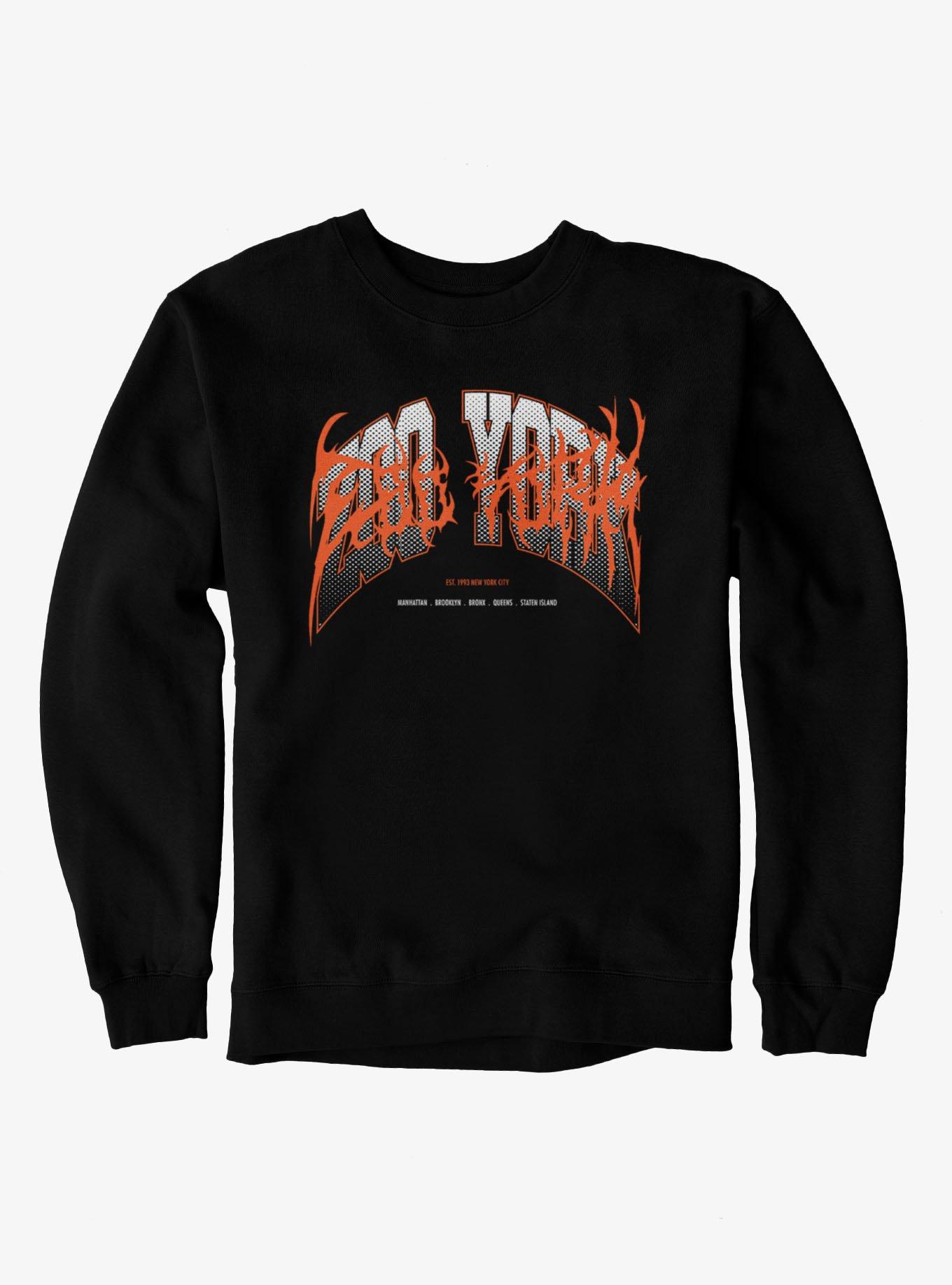 Zoo York Orange Metal Logo Sweatshirt, , hi-res