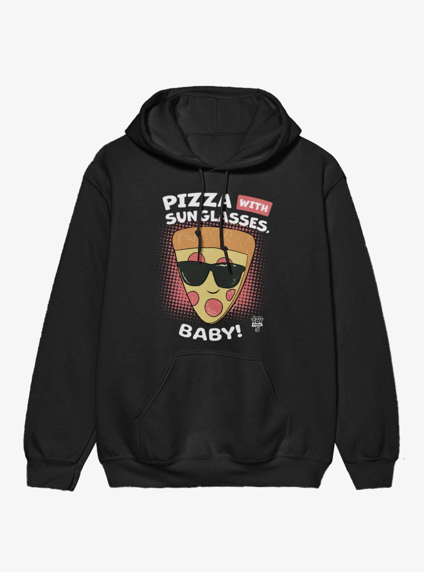 Disney Pixar Toy Story 5 Pizza With Sunglasses On Dots Hoodie, , hi-res