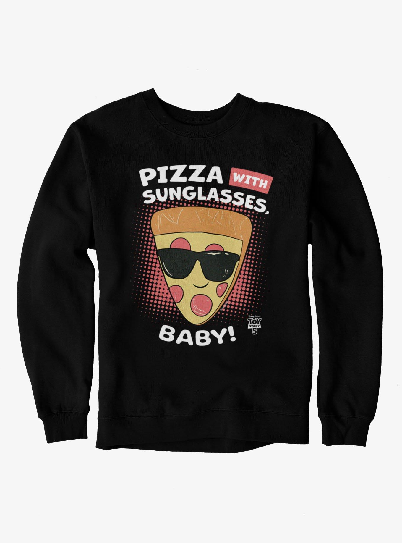 Disney Pixar Toy Story 5 Pizza With Sunglasses On Dots Sweatshirt, , hi-res