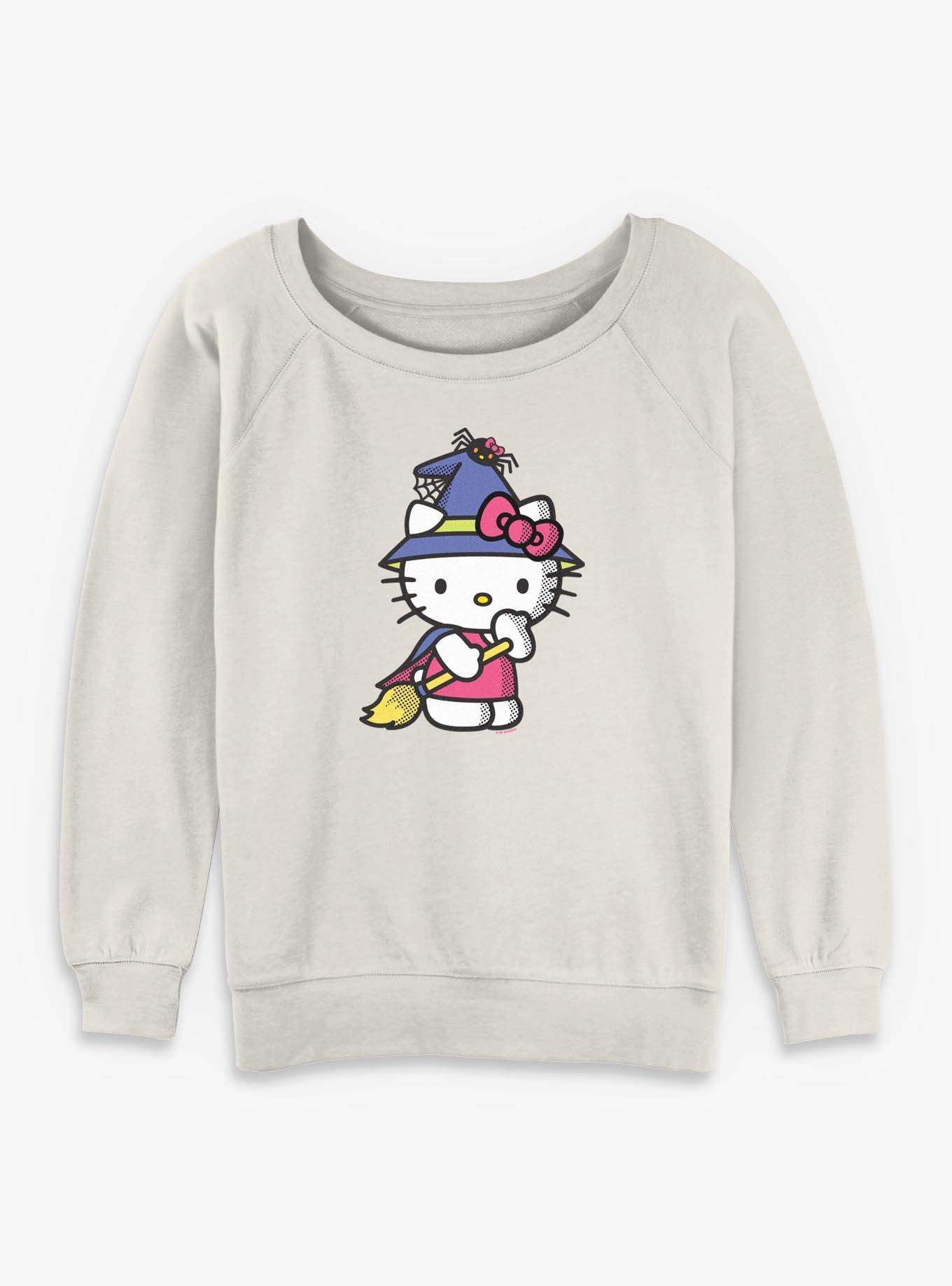 Sanrio Hello Kitty Witch Kitty Womens Slouchy Sweatshirt, , hi-res
