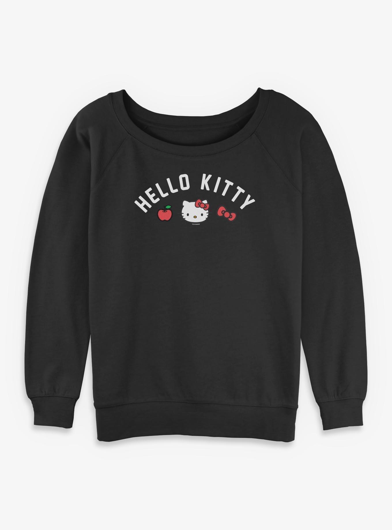 Sanrio Hello Kitty Arch Icons Womens Slouchy Sweatshirt, , hi-res