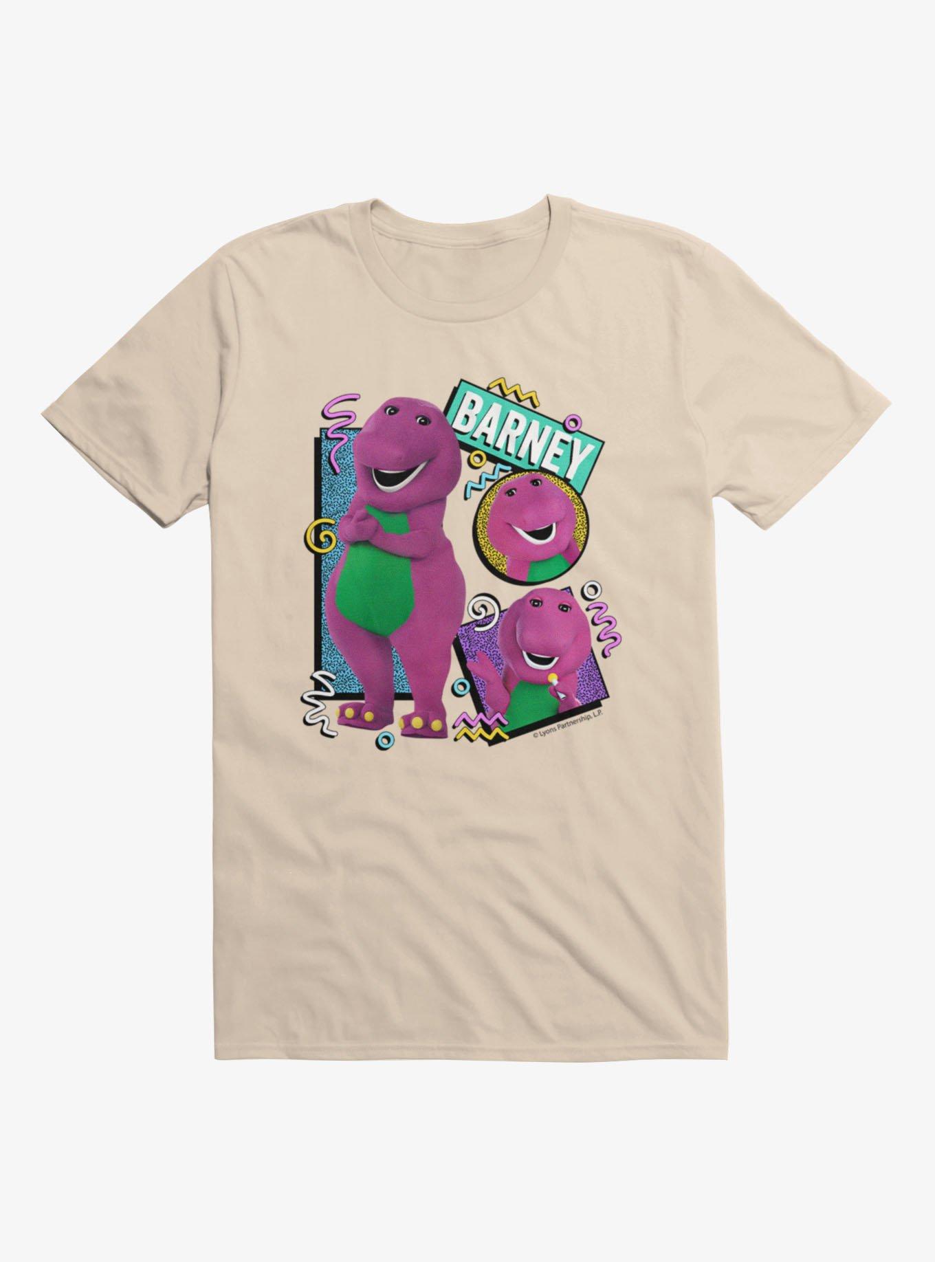 Barney 90s Squiggles Collage T-Shirt, , hi-res