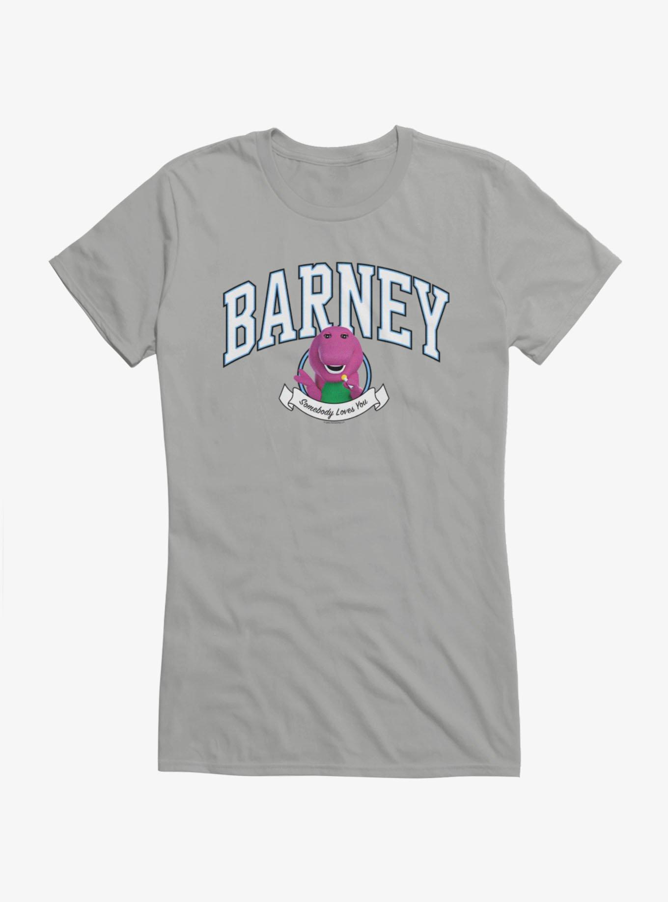 Barney Somebody Loves You Collegiate Arch Girls T-Shirt, , hi-res