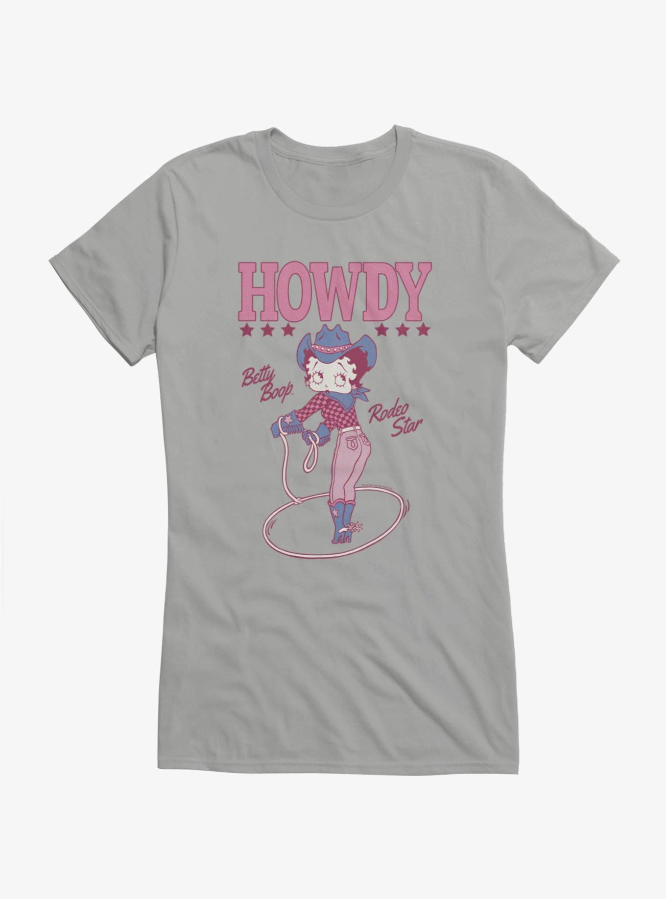 Betty Boop Howdy Rodeo Star Lasso Girls T-Shirt, , hi-res