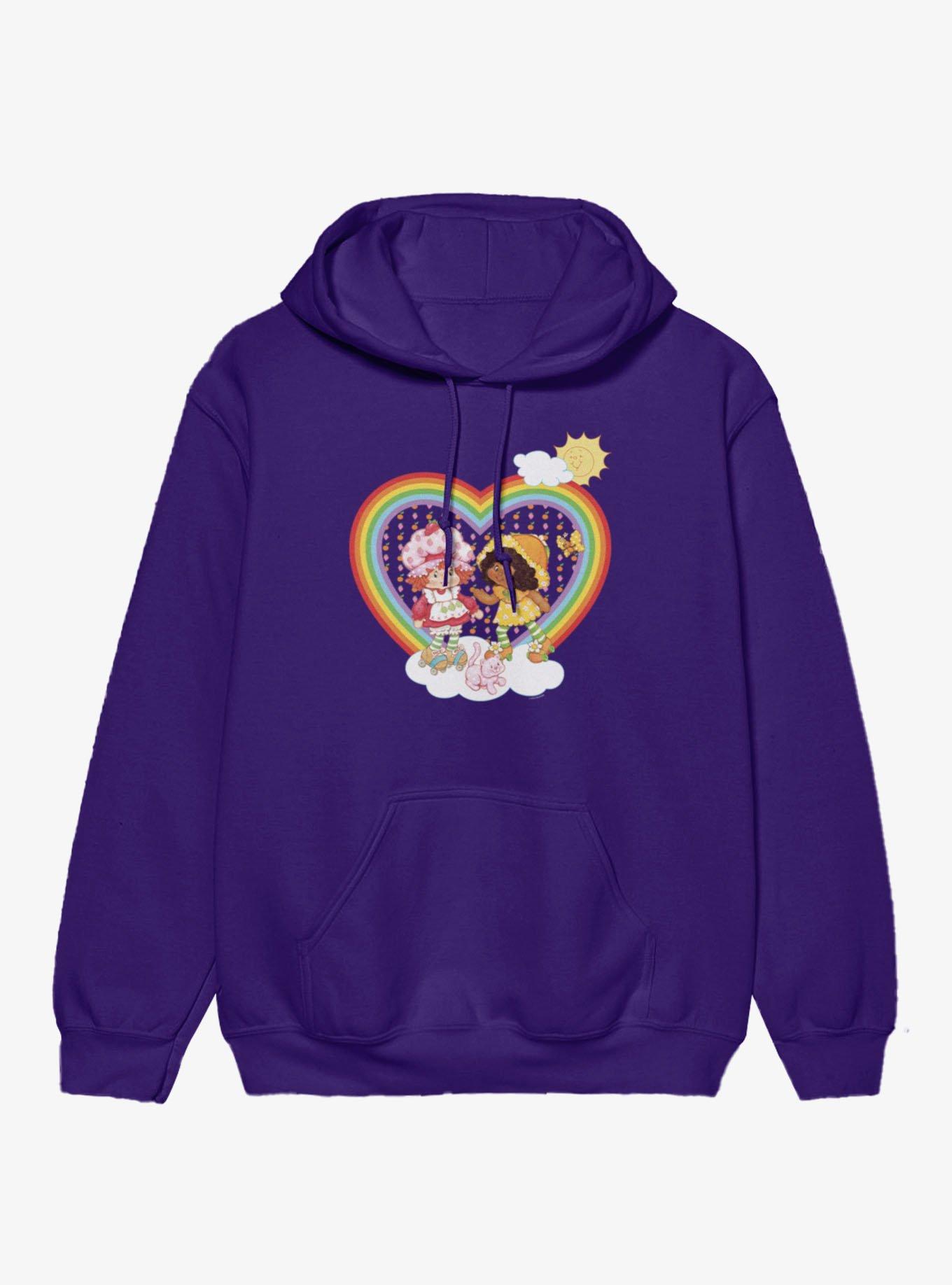 Strawberry Shortcake Rainbow Heart Orange Blossom Hoodie, , hi-res