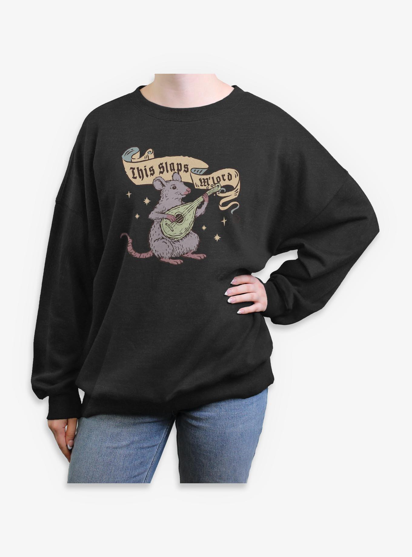 Mouse This Slaps M'Lord Womens Oversized Sweatshirt BoxLunch Exclusive