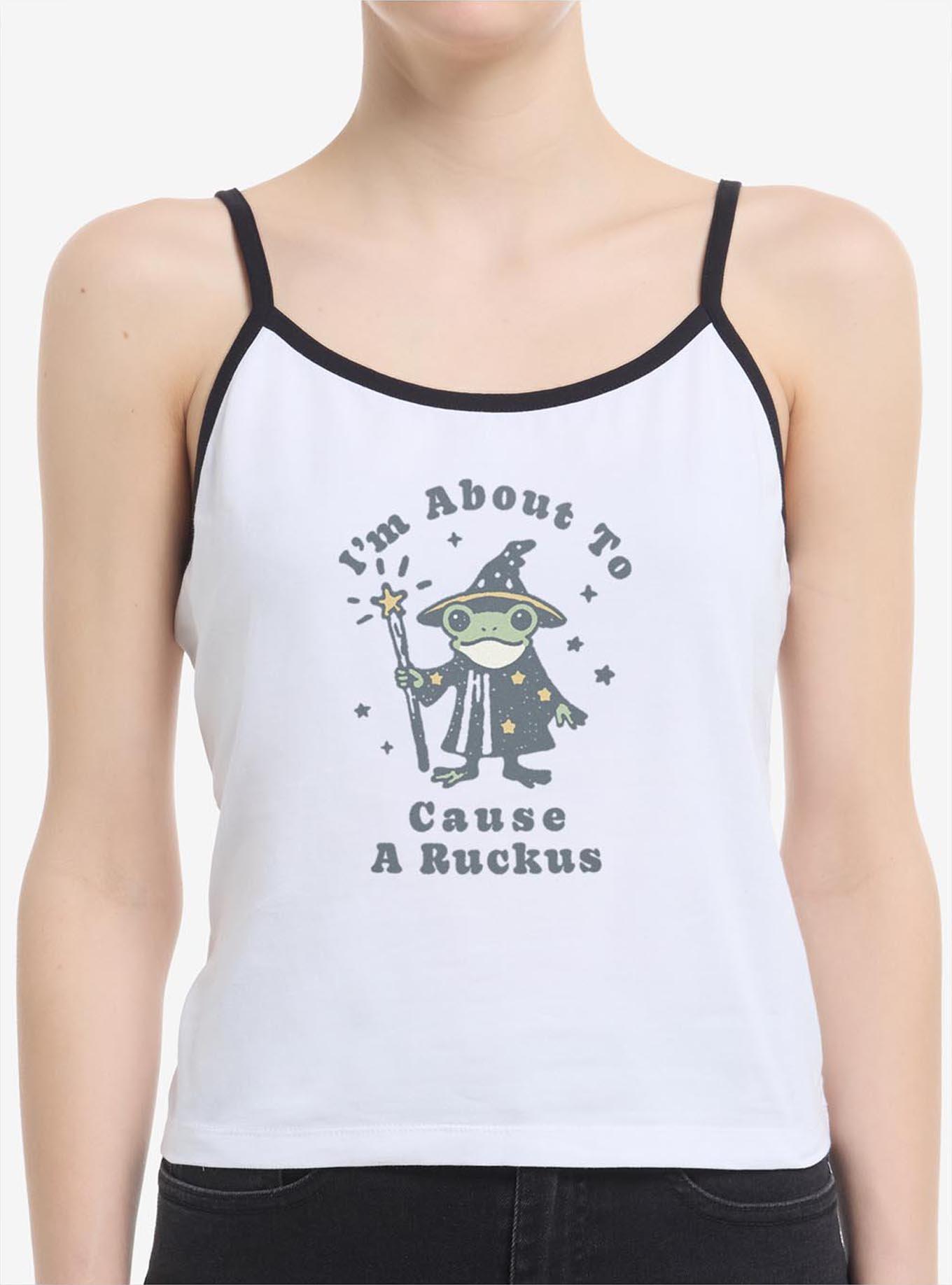 Frog Wizard Cause A Ruckus Womens Cami Tank Top BoxLunch Exclusive
