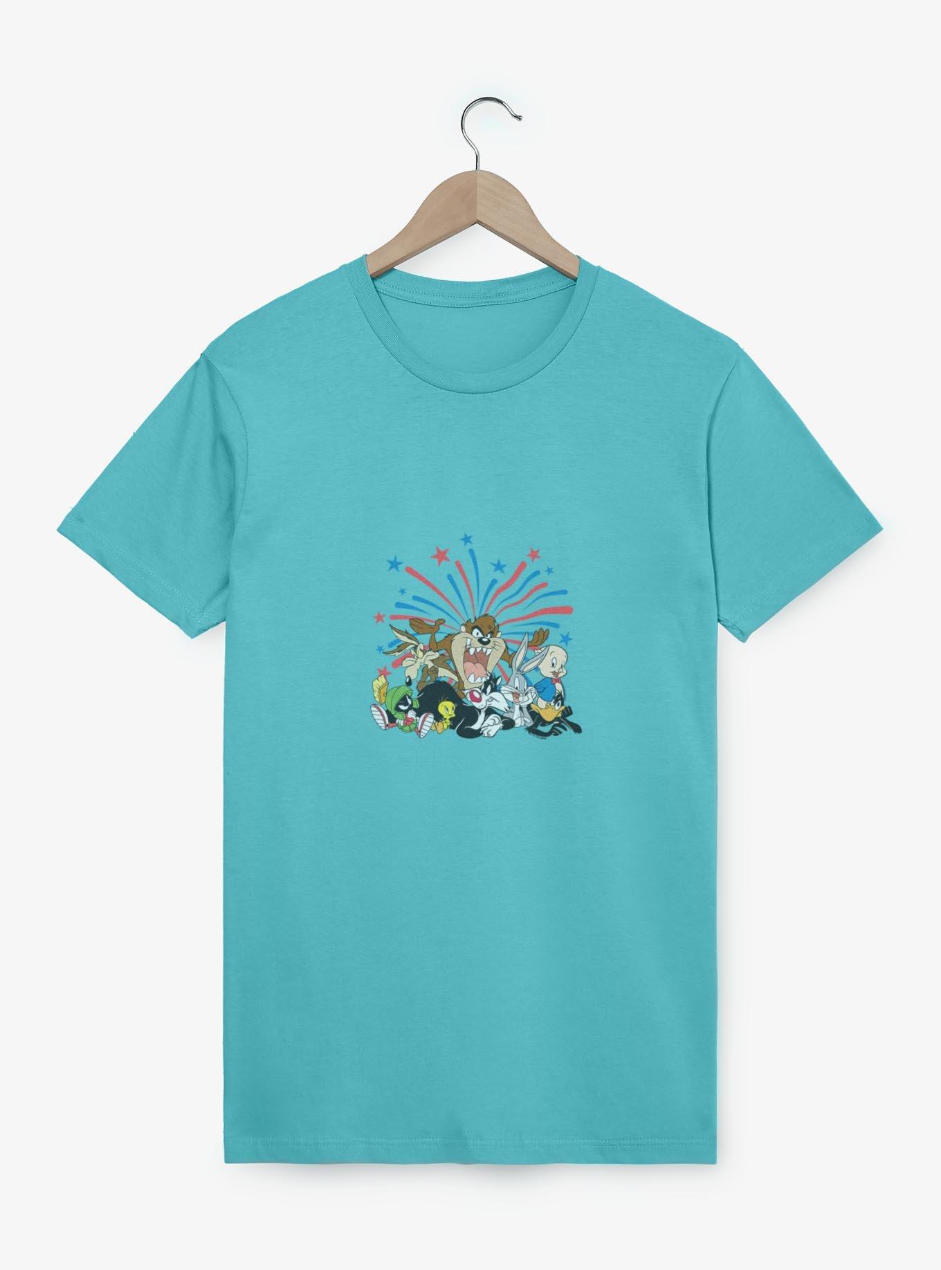 Looney Tunes Group Fireworks Youth Girls T-Shirt, , hi-res