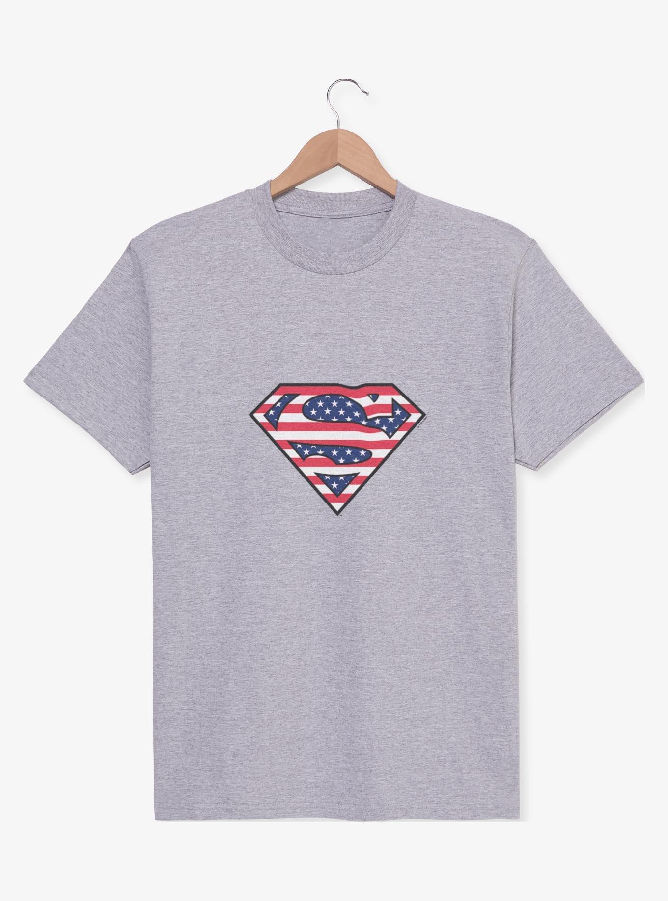 DC Superman Logo Stars And Stripes Youth Girls T-Shirt, , hi-res