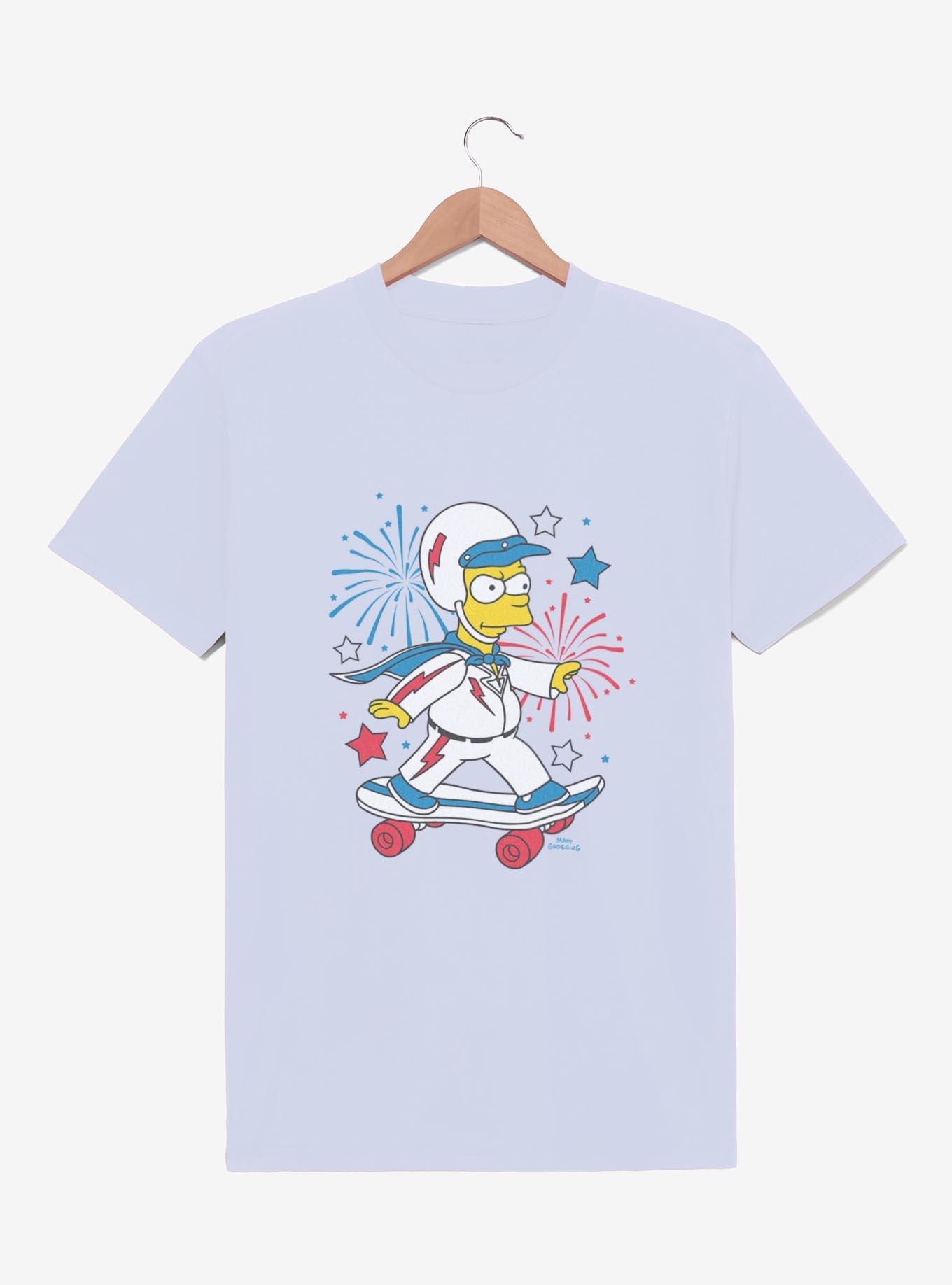 The Simpsons Stars And Barts Youth T-Shirt, , hi-res