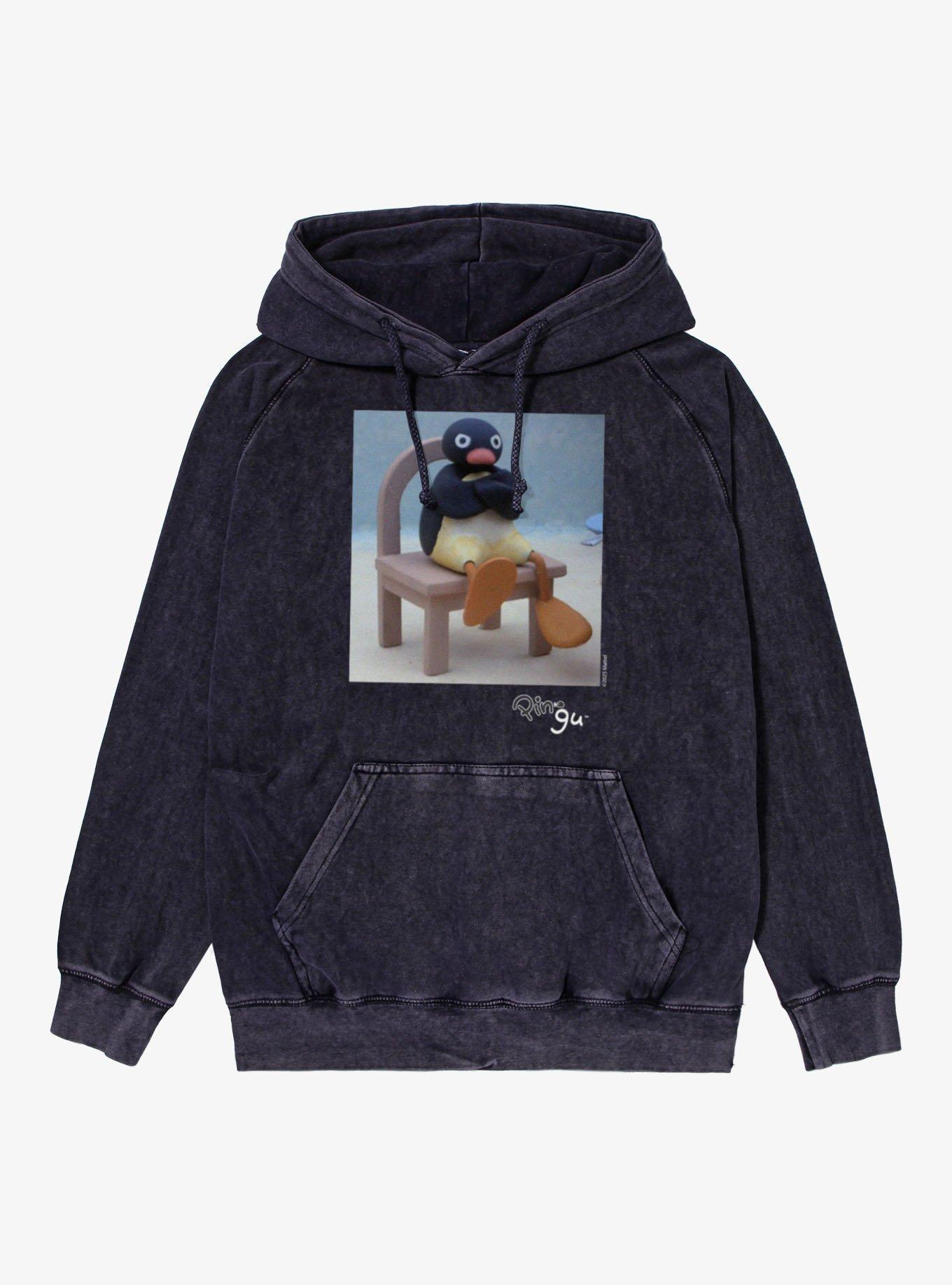 Pingu Noot No Chair Mineral Wash Hoodie