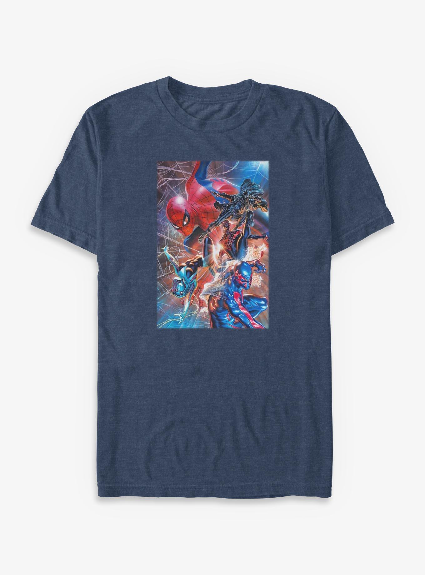 Marvel Spider-Man Multi Spider Collage  Big & Tall T-Shirt, , hi-res