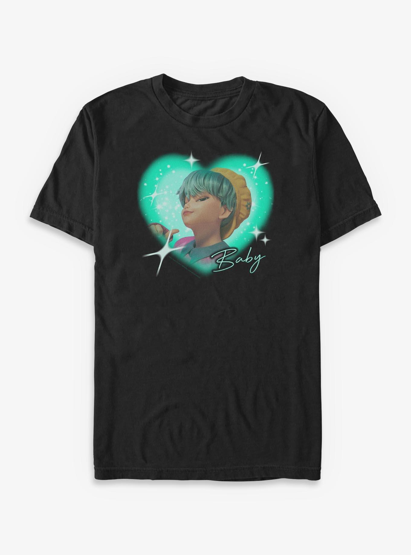 KPop Demon Hunters Saja Boys Baby Heart Big & Tall T-Shirt, , hi-res