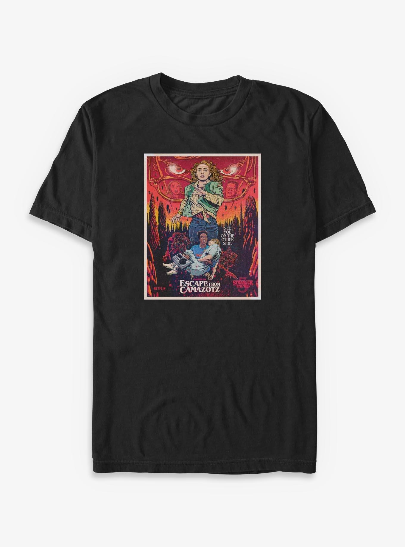 Stranger Things 5 Escape From Camazotz Big & Tall T-Shirt