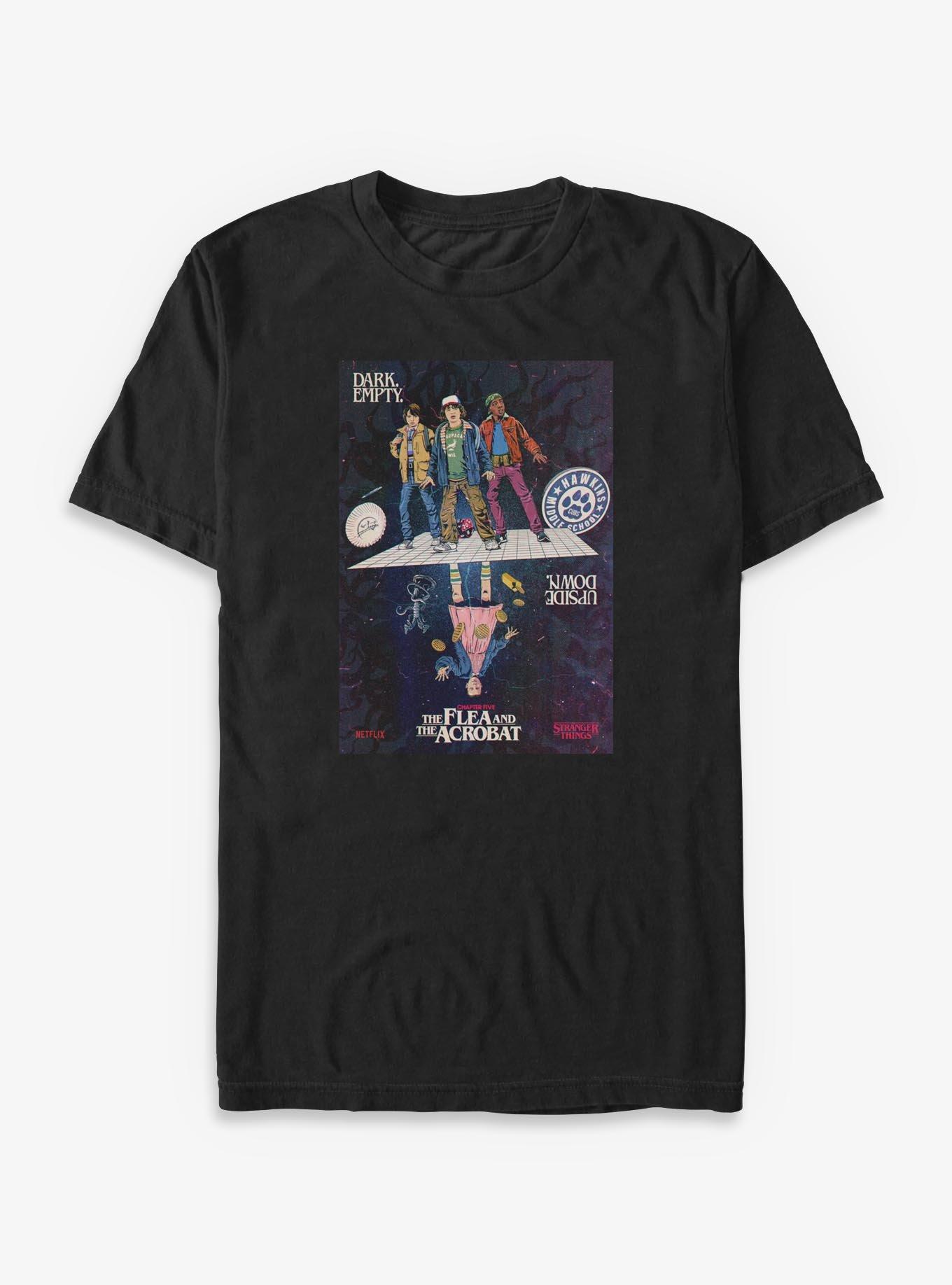 Stranger Things Dark Empty And Upside Down Big & Tall T-Shirt, , hi-res