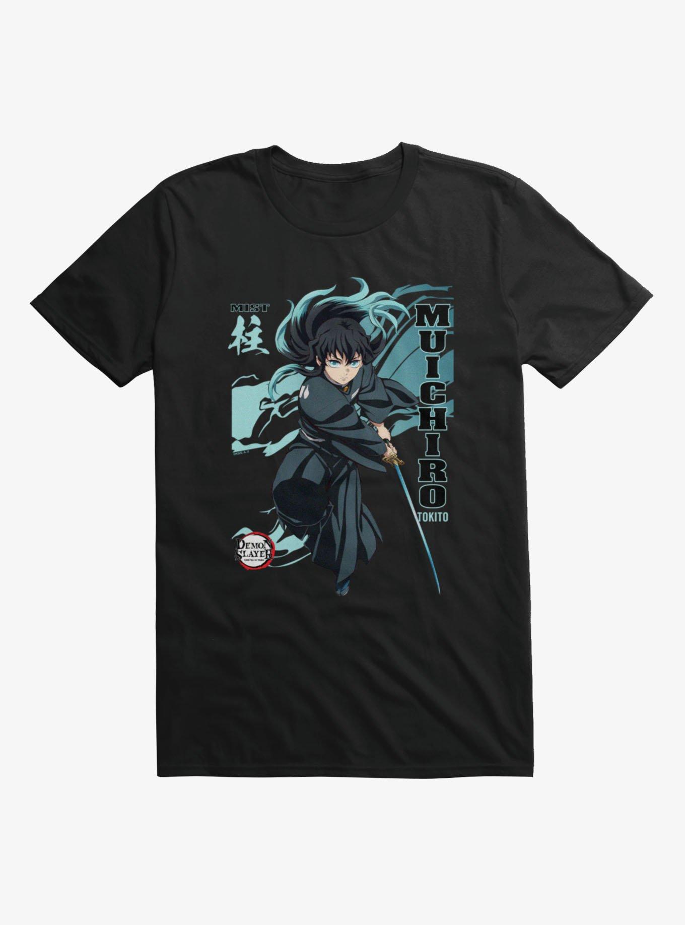 Demon Slayer Infinity Castle Muichiro Mist Wave T-Shirt, , hi-res