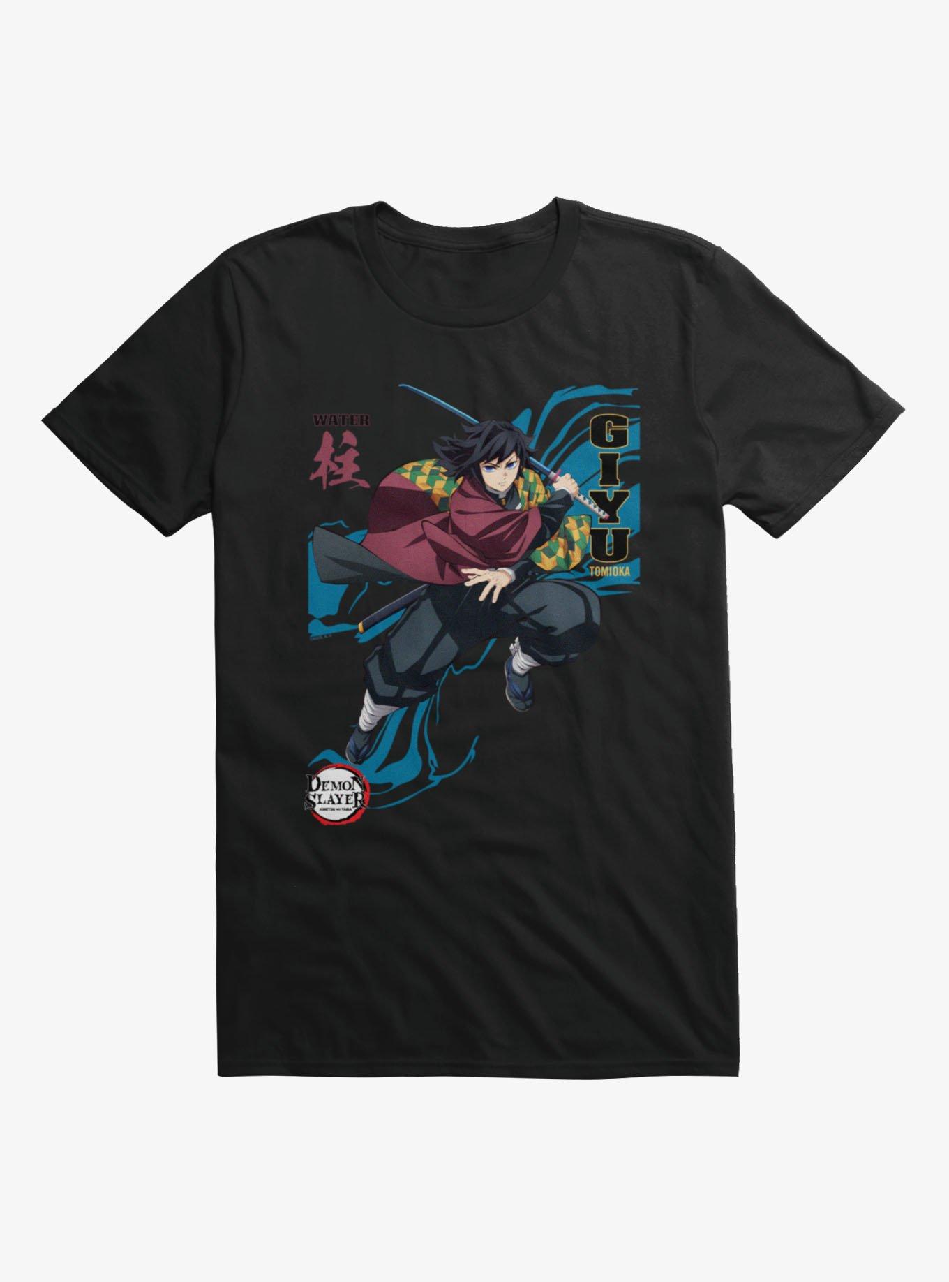 Demon Slayer Infinity Castle Giyu Water Wave T-Shirt, , hi-res
