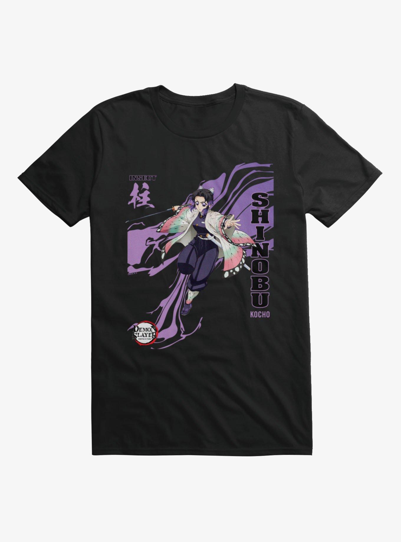 Demon Slayer Infinity Castle Shinobu Insect Wave T-Shirt, , hi-res