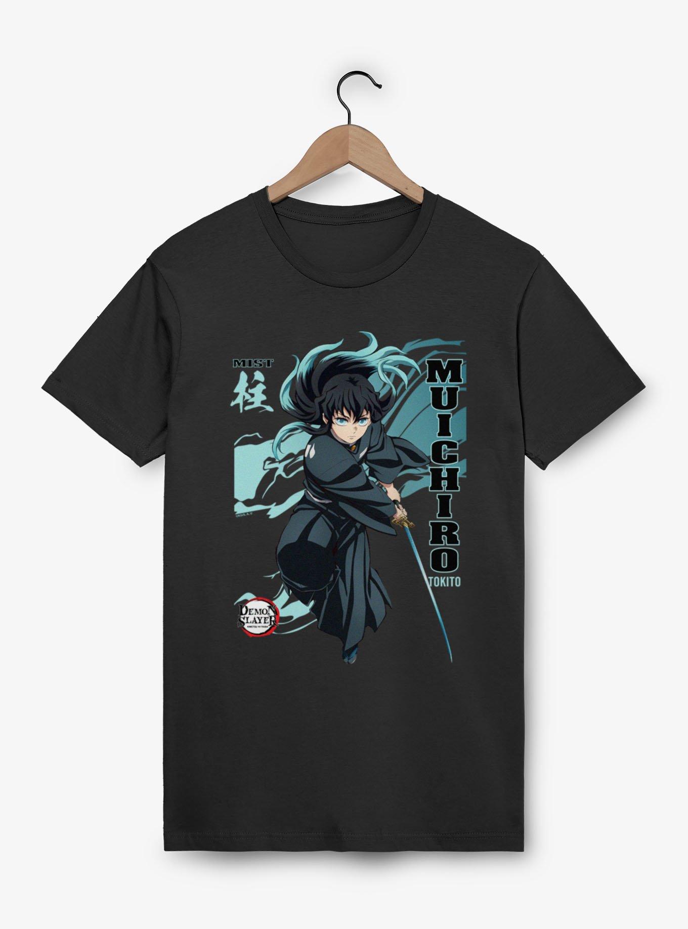 Demon Slayer Infinity Castle Muichiro Mist Wave T-Shirt, , hi-res