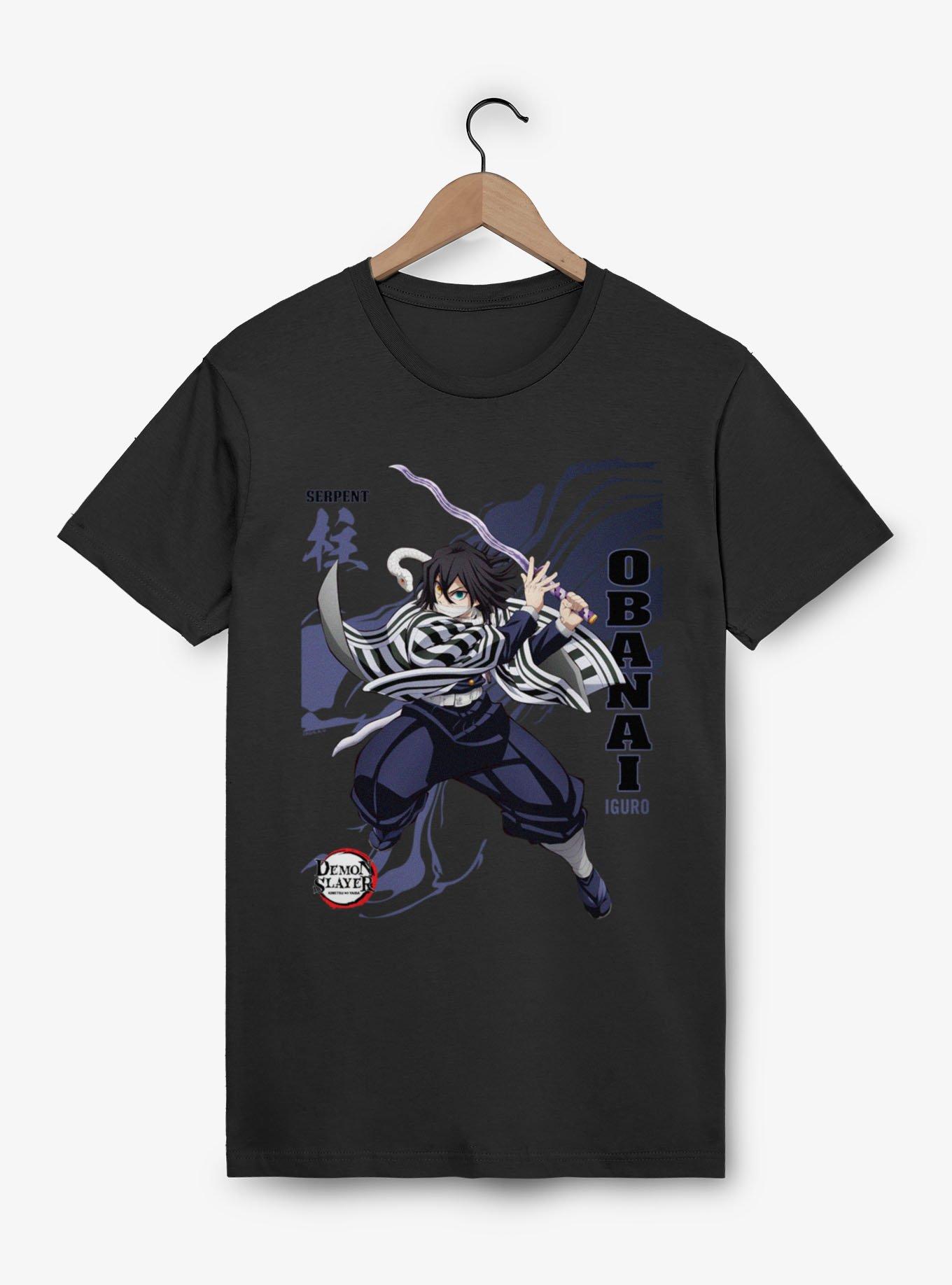 Demon Slayer Infinity Castle Obanai Serpent Wave T-Shirt, , hi-res