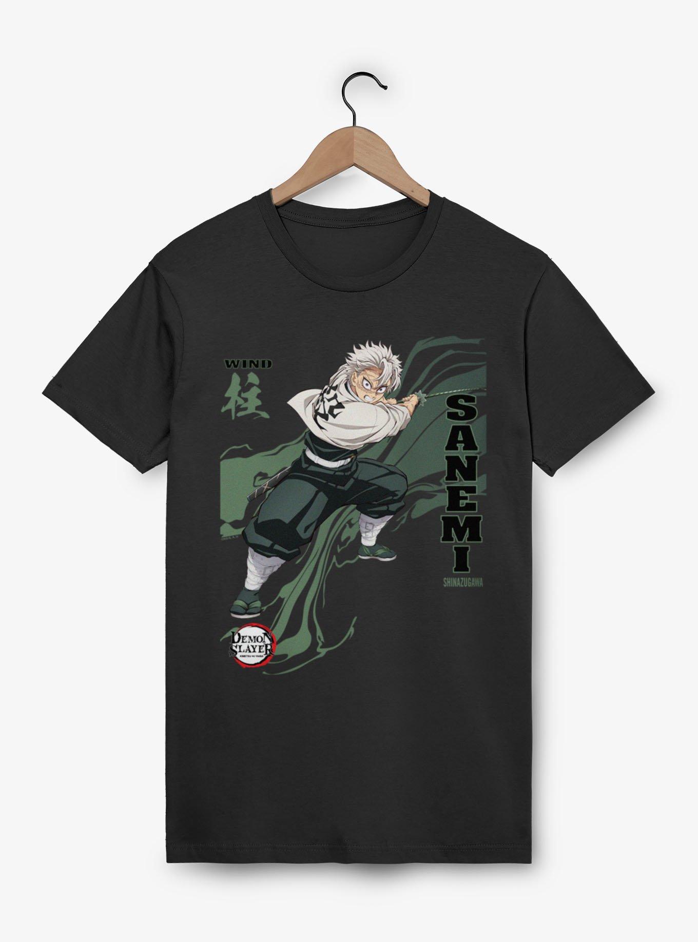 Demon Slayer Infinity Castle Sanemi Wind Wave T-Shirt, , hi-res