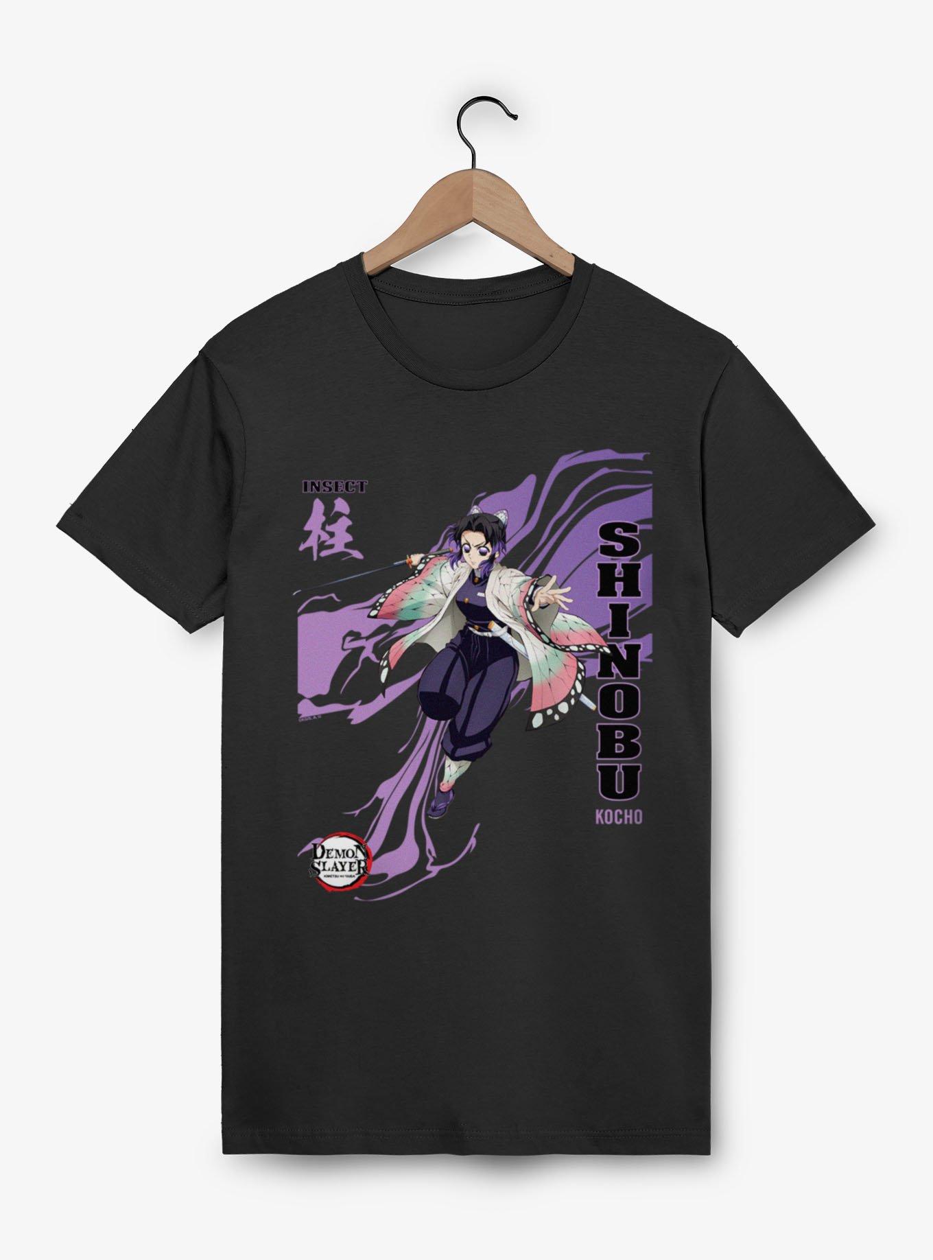 Demon Slayer Infinity Castle Shinobu Insect Wave T-Shirt, , hi-res