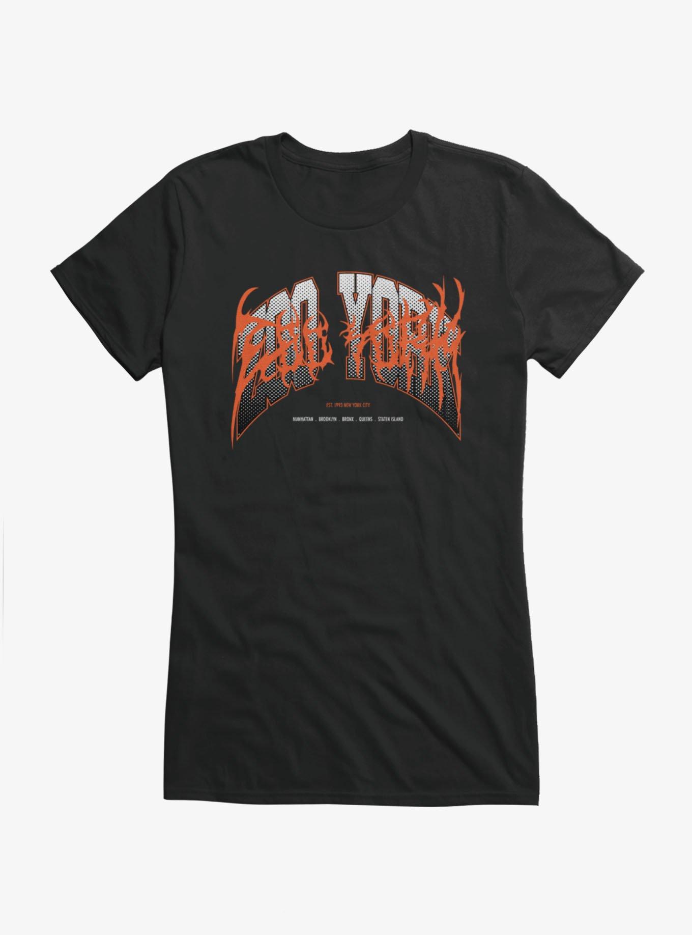 Zoo York Orange Metal Logo Girls T-Shirt, , hi-res