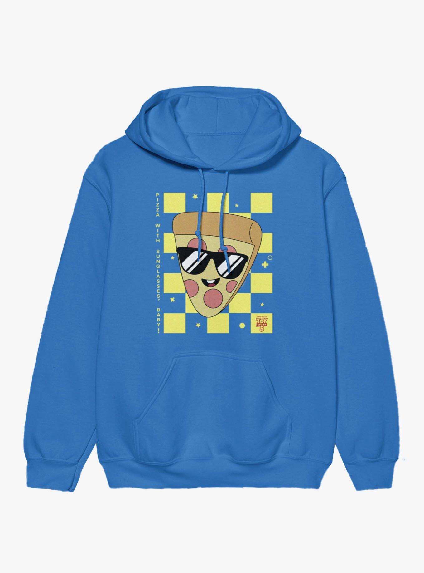 Disney Pixar Toy Story 5 Pizza Checkered On Squares Hoodie, , hi-res