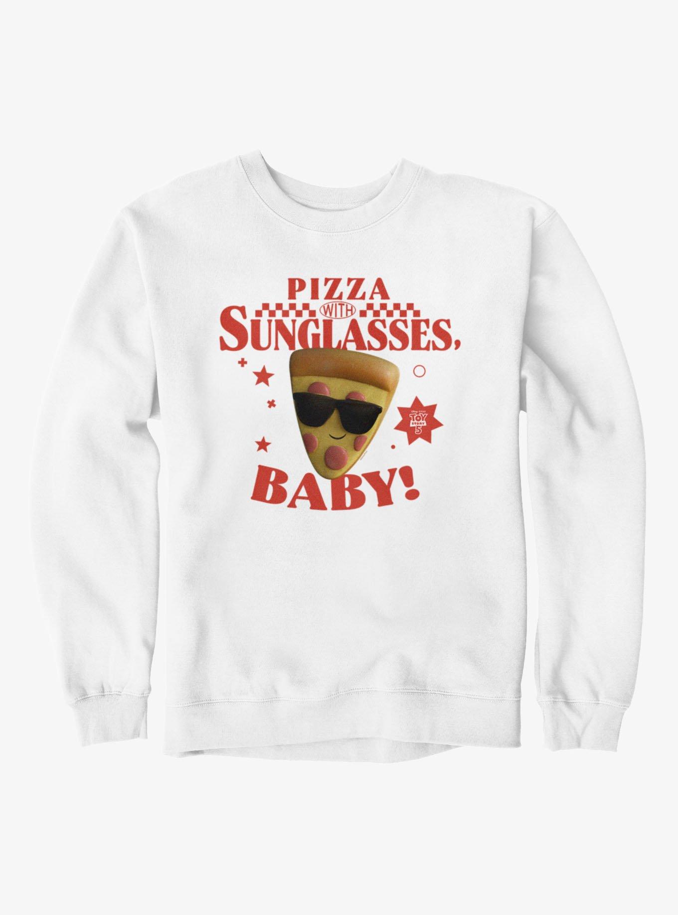 Disney Pixar Toy Story 5 Classic Pizza With Sunglasses Sweatshirt, , hi-res