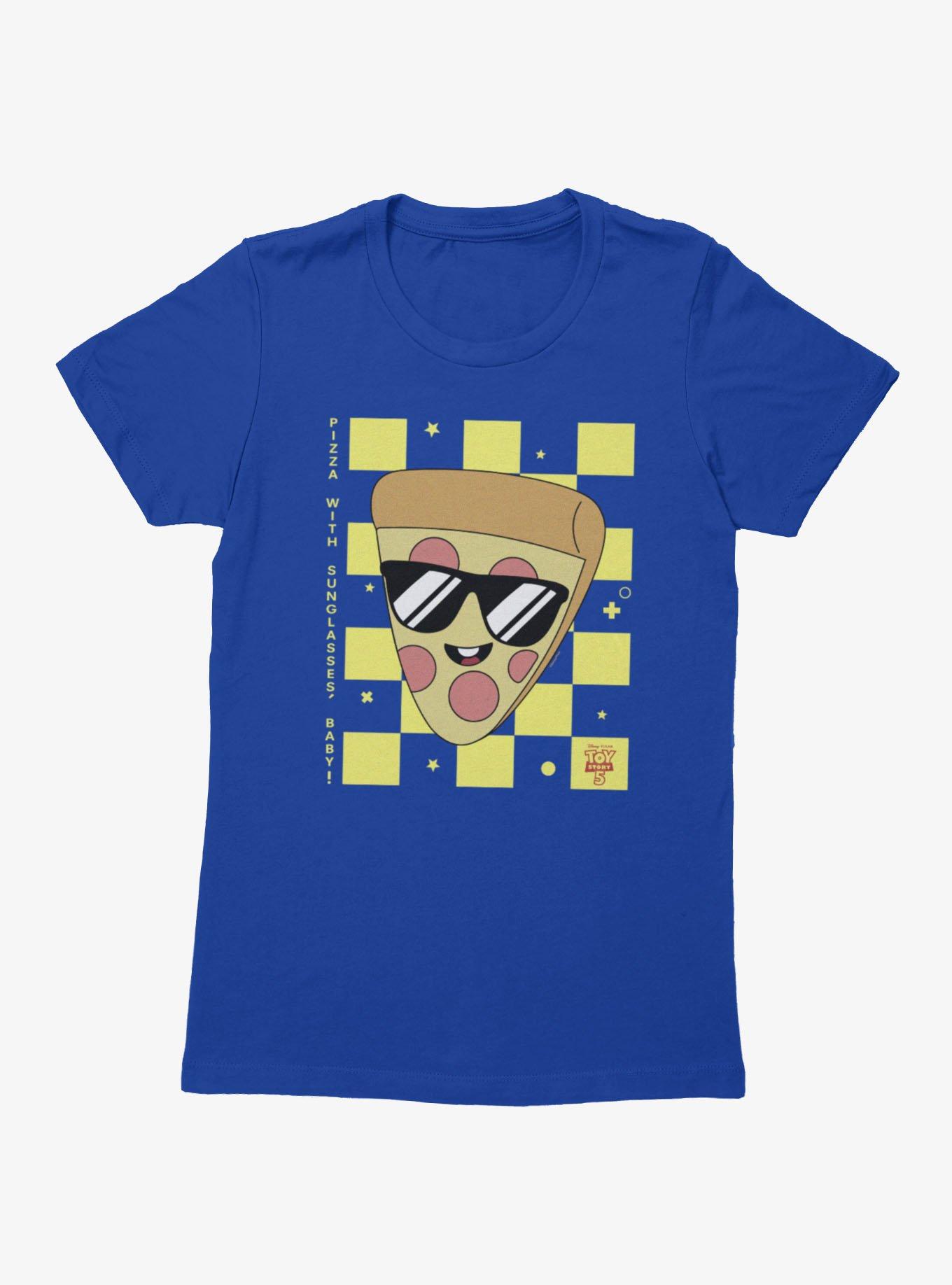 Disney Pixar Toy Story 5 Pizza Checkered On Squares Womens T-Shirt, , hi-res