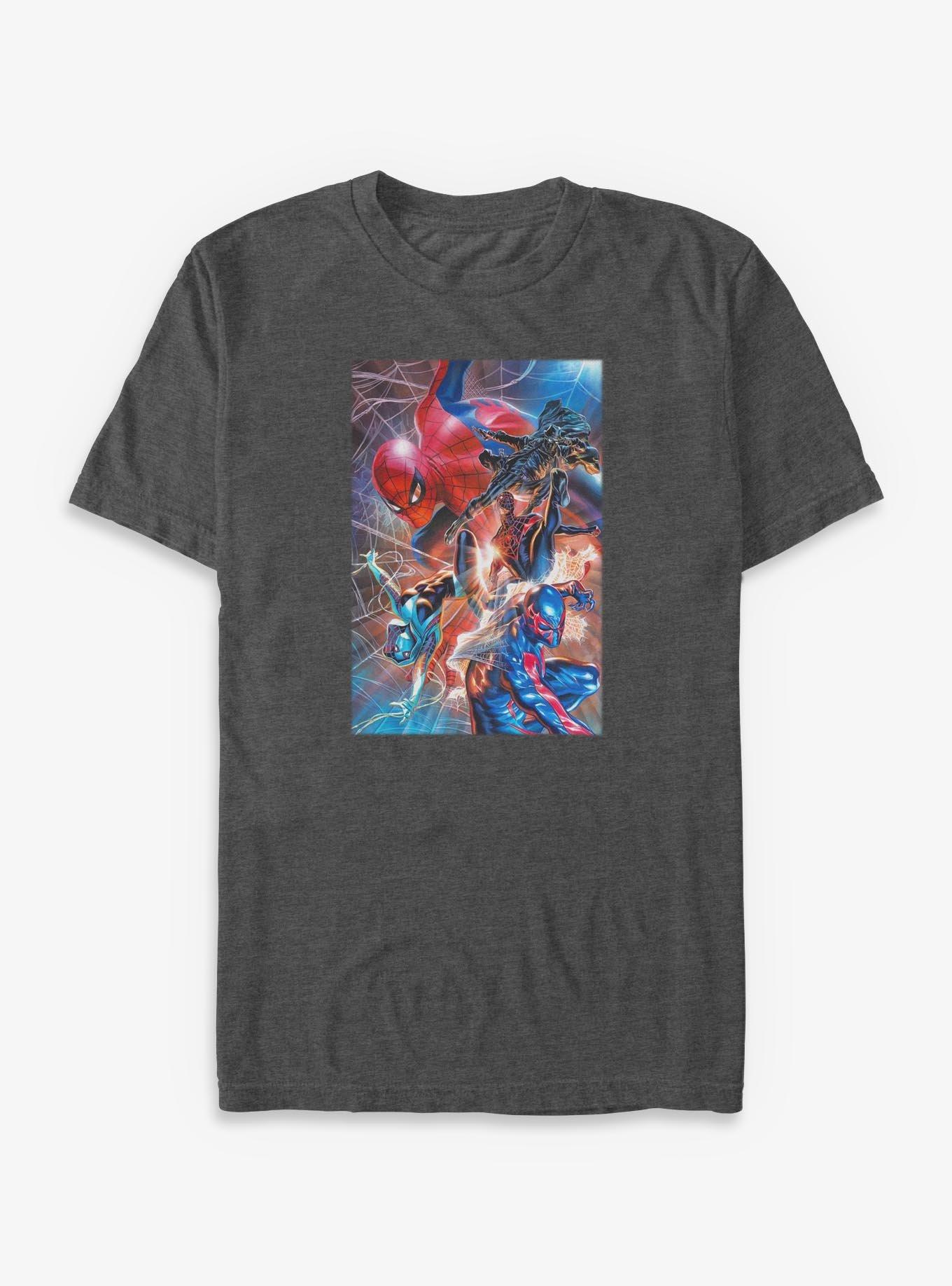 Marvel Spider-Man Multi Spider Collage  Big & Tall T-Shirt, , hi-res