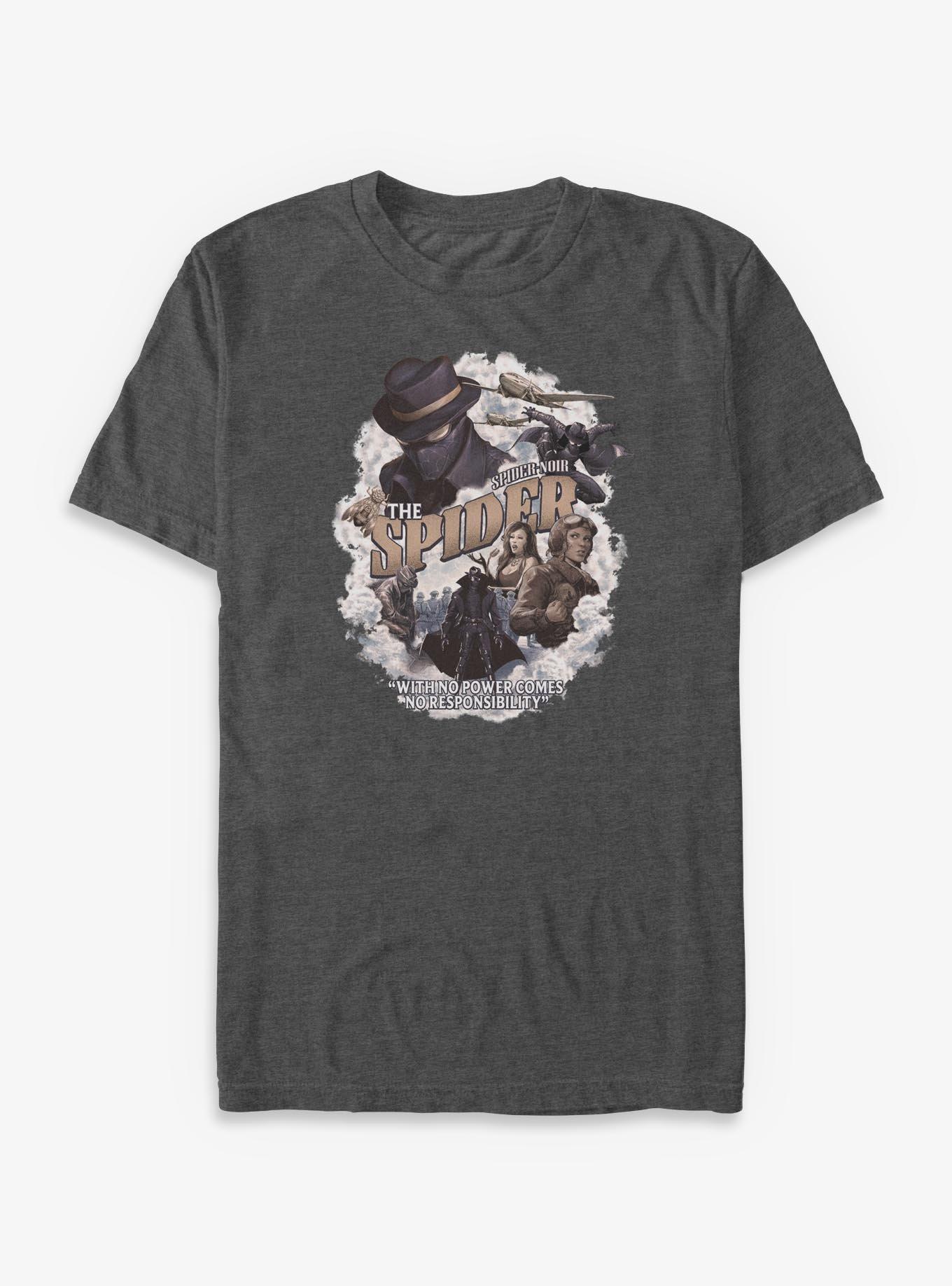 Marvel Spider-Man Noir Poster Big & Tall T-Shirt, , hi-res