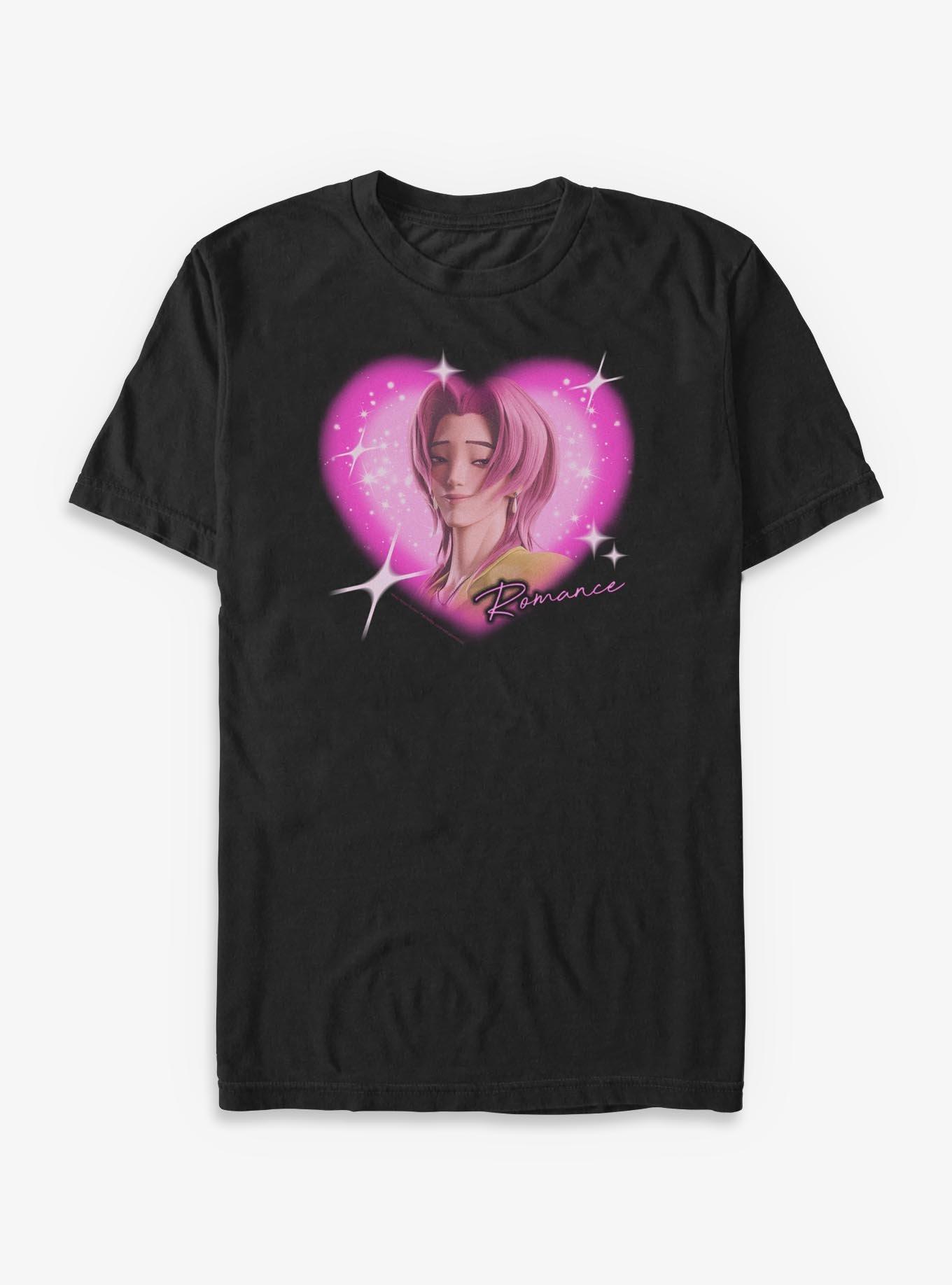 KPop Demon Hunters Saja Boys Romance Heart Big & Tall T-Shirt