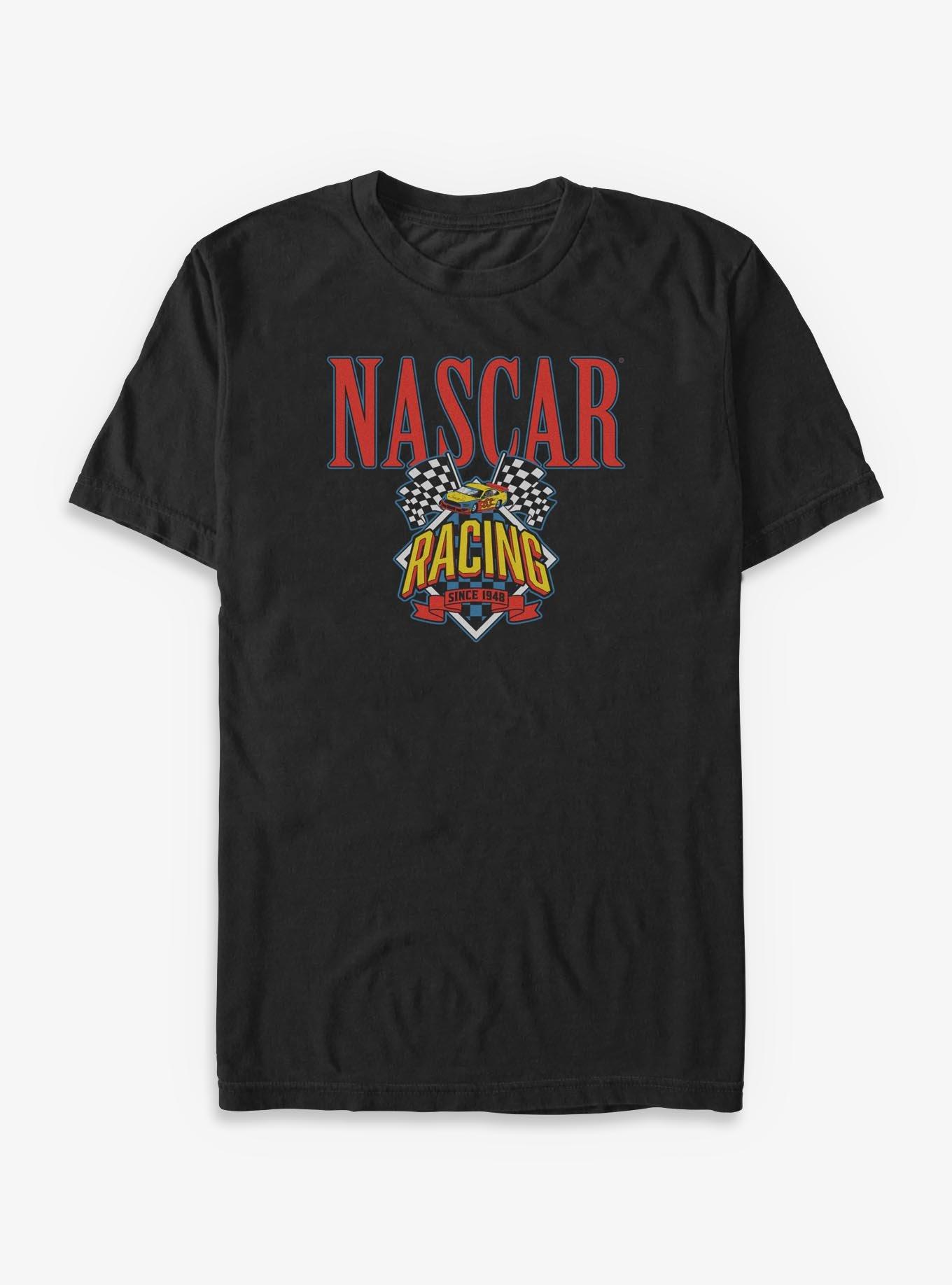 NASCAR Racing Flag Crest Big & Tall T-Shirt, , hi-res