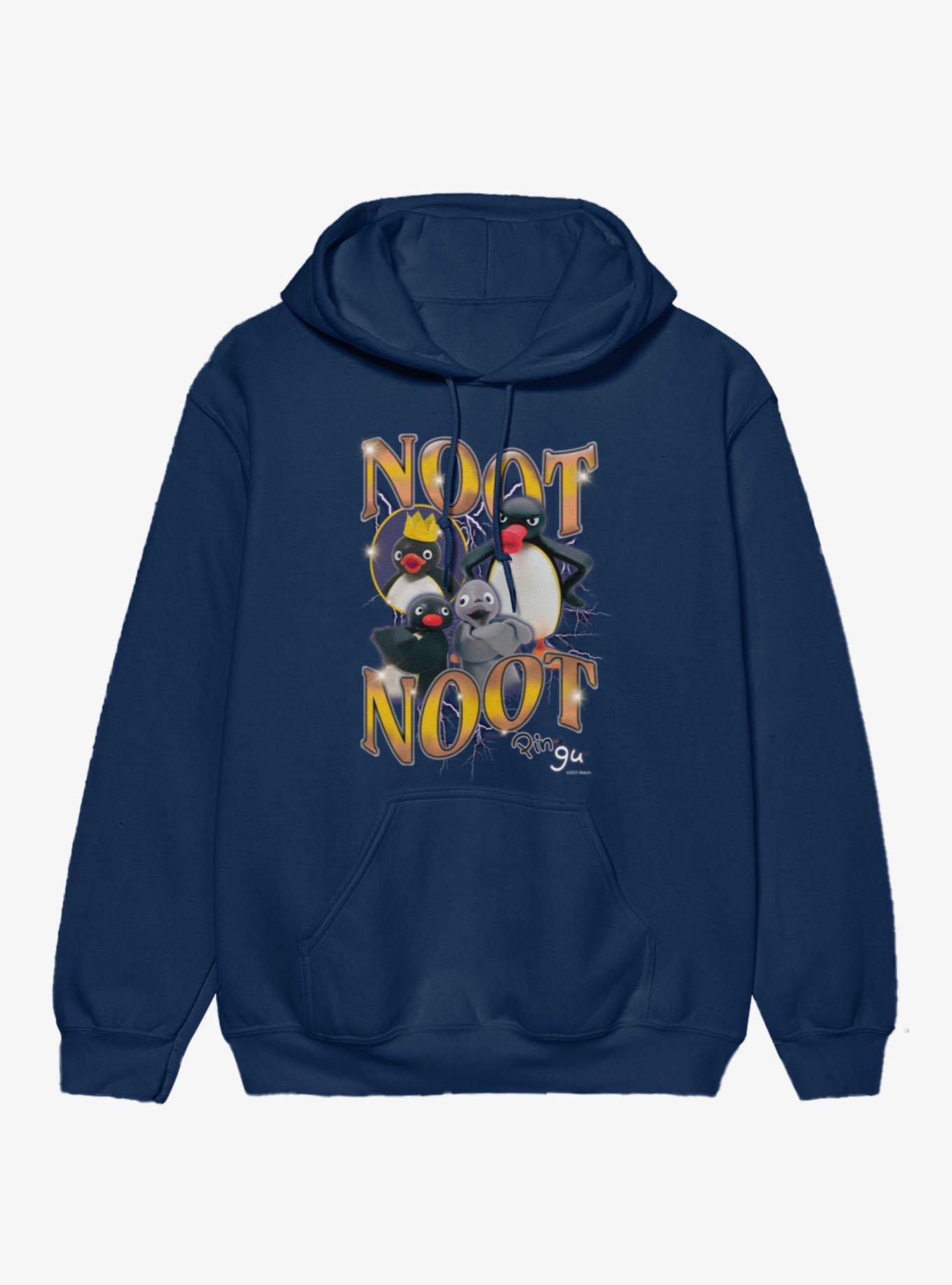 Pingu Noot Noot Y2K Style Hoodie, , hi-res