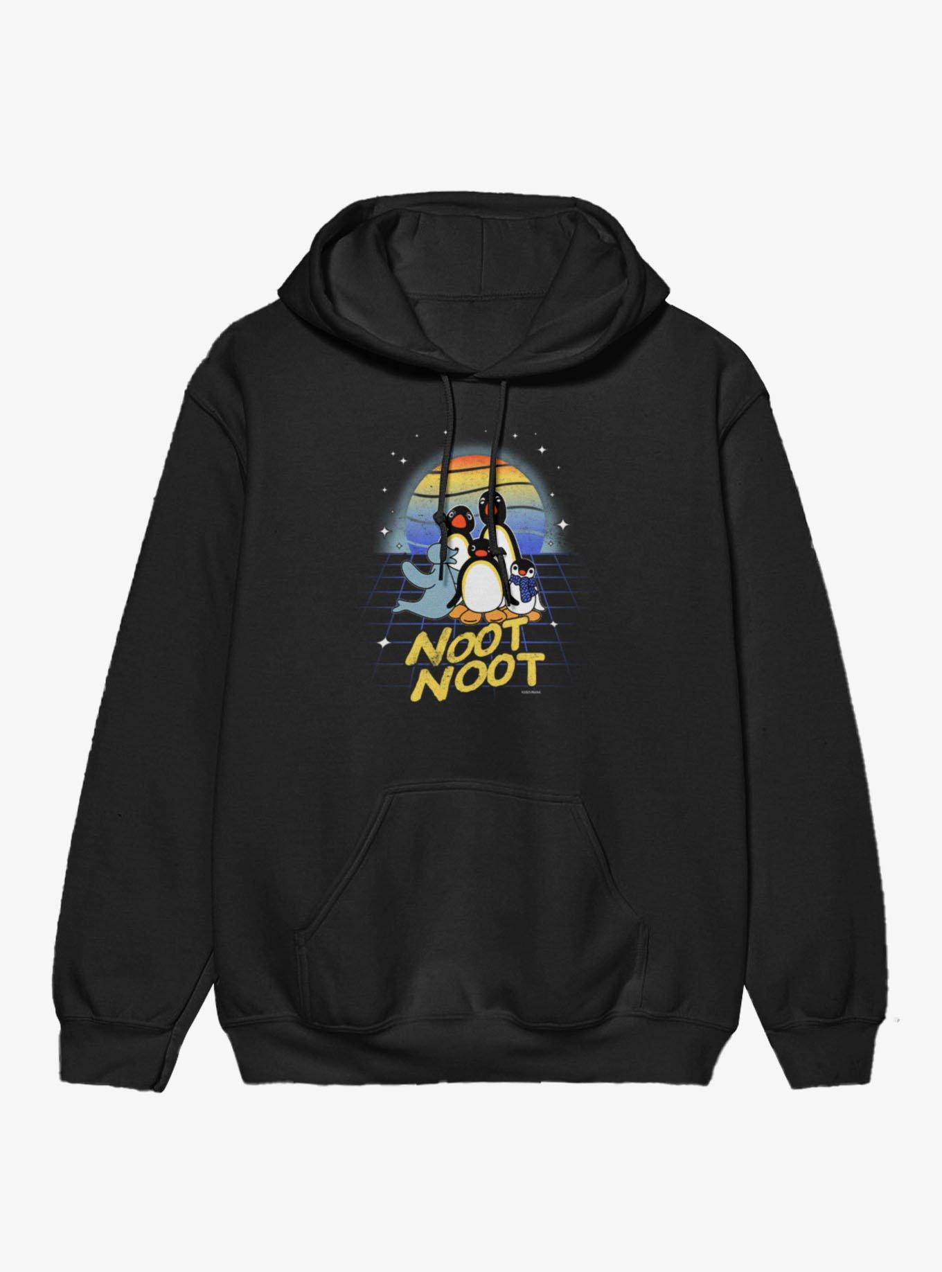 Pingu Noot Noot Sunrise Grid Hoodie