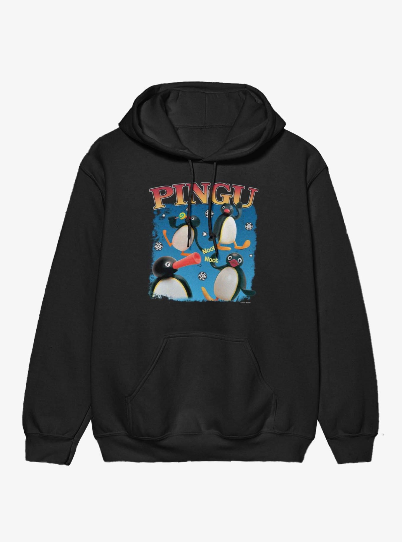 Pingu Noot Noot Snowflakes Hoodie, , hi-res