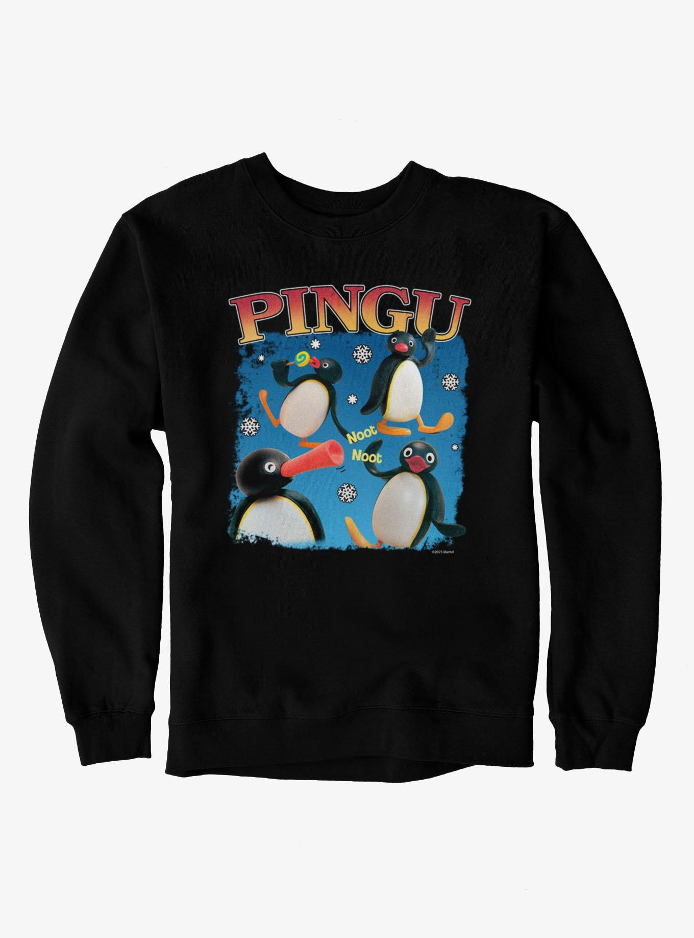 Pingu Noot Noot Snowflakes Sweatshirt, , hi-res