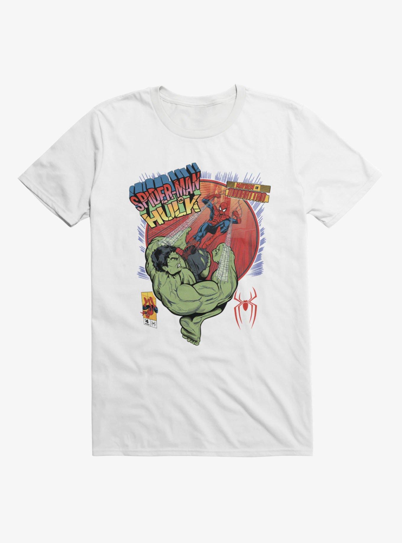 Marvel Spider-Man Brand New Day Mayhem In Manhattan Vs. Hulk Slingshot Kick T-Shirt, , hi-res