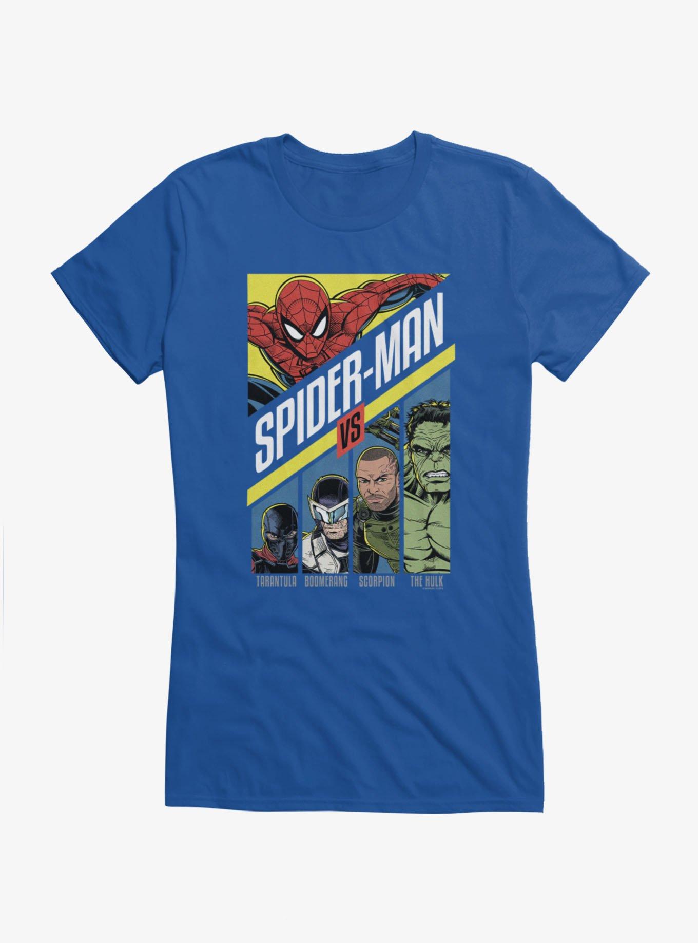 Marvel Spider-Man Brand New Day Vs. Hulk, Scorpion, Boomerang, Tarantula Girls T-Shirt, , hi-res