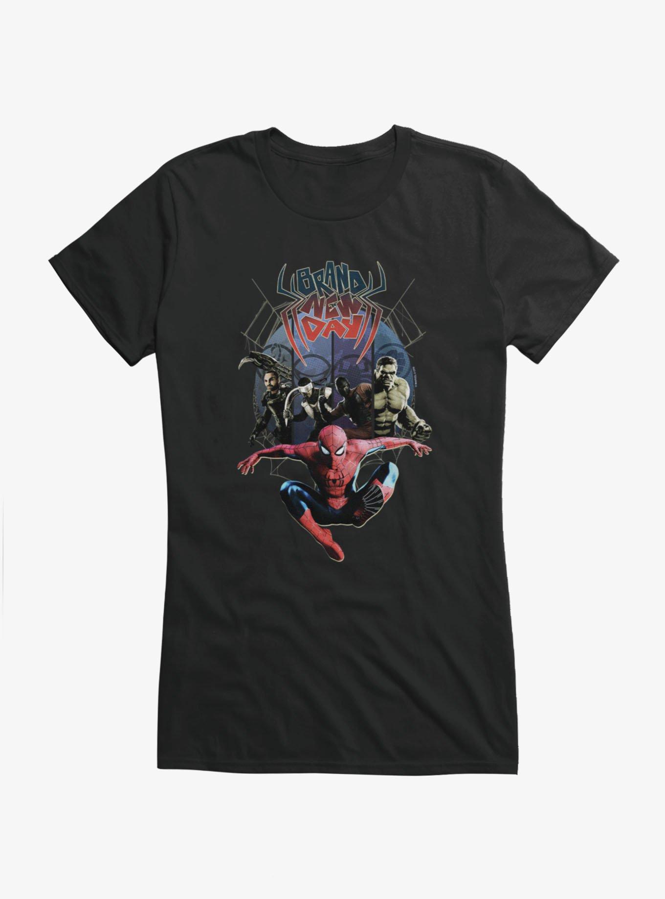 Marvel Spider-Man Brand New Day World Of Villains Hulk, Scorpion, Boomerang, Tarantula Girls T-Shirt, , hi-res