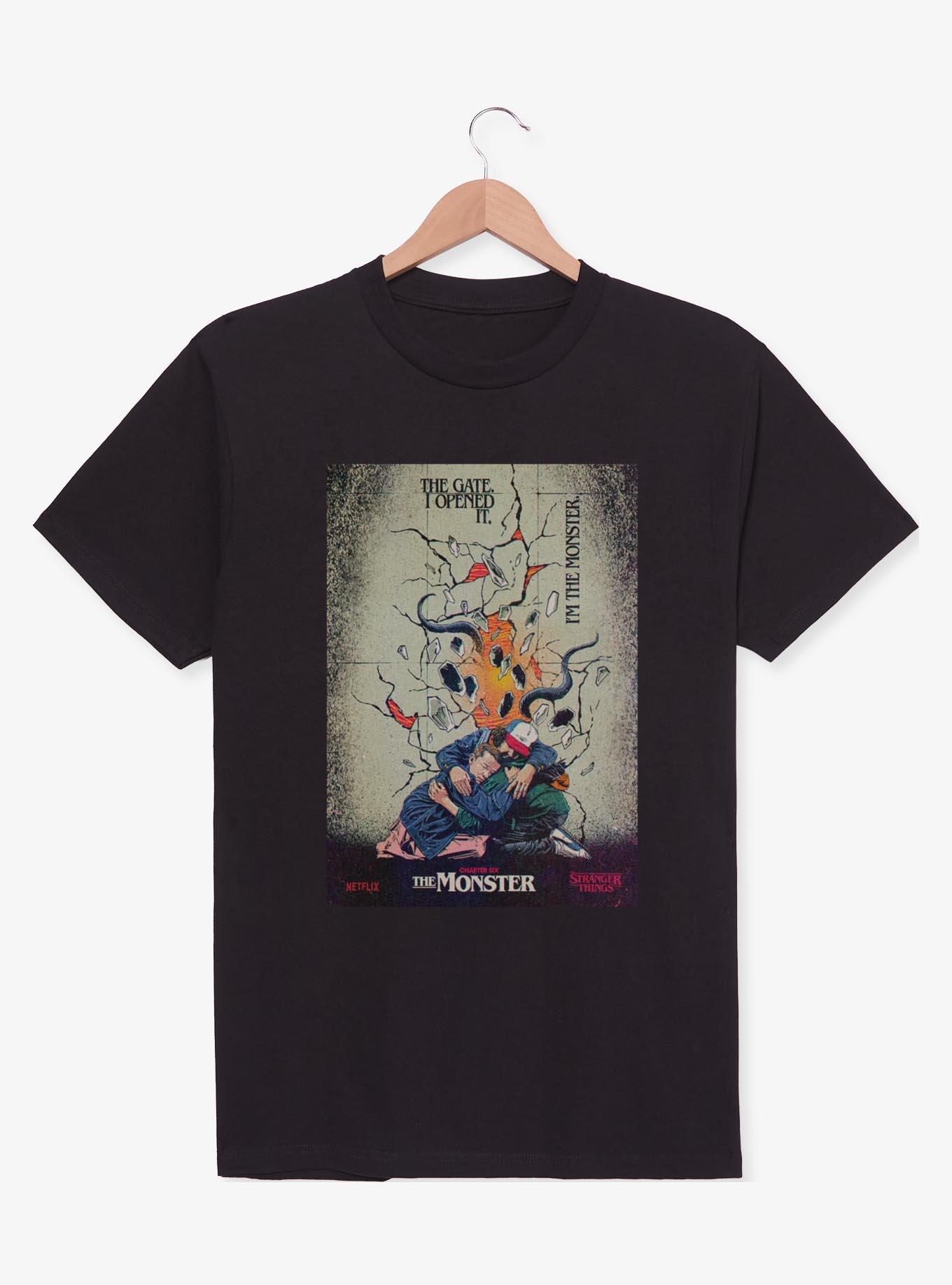 Stranger Things Butcher Billy The Monster T-Shirt, BLACK, hi-res view 1