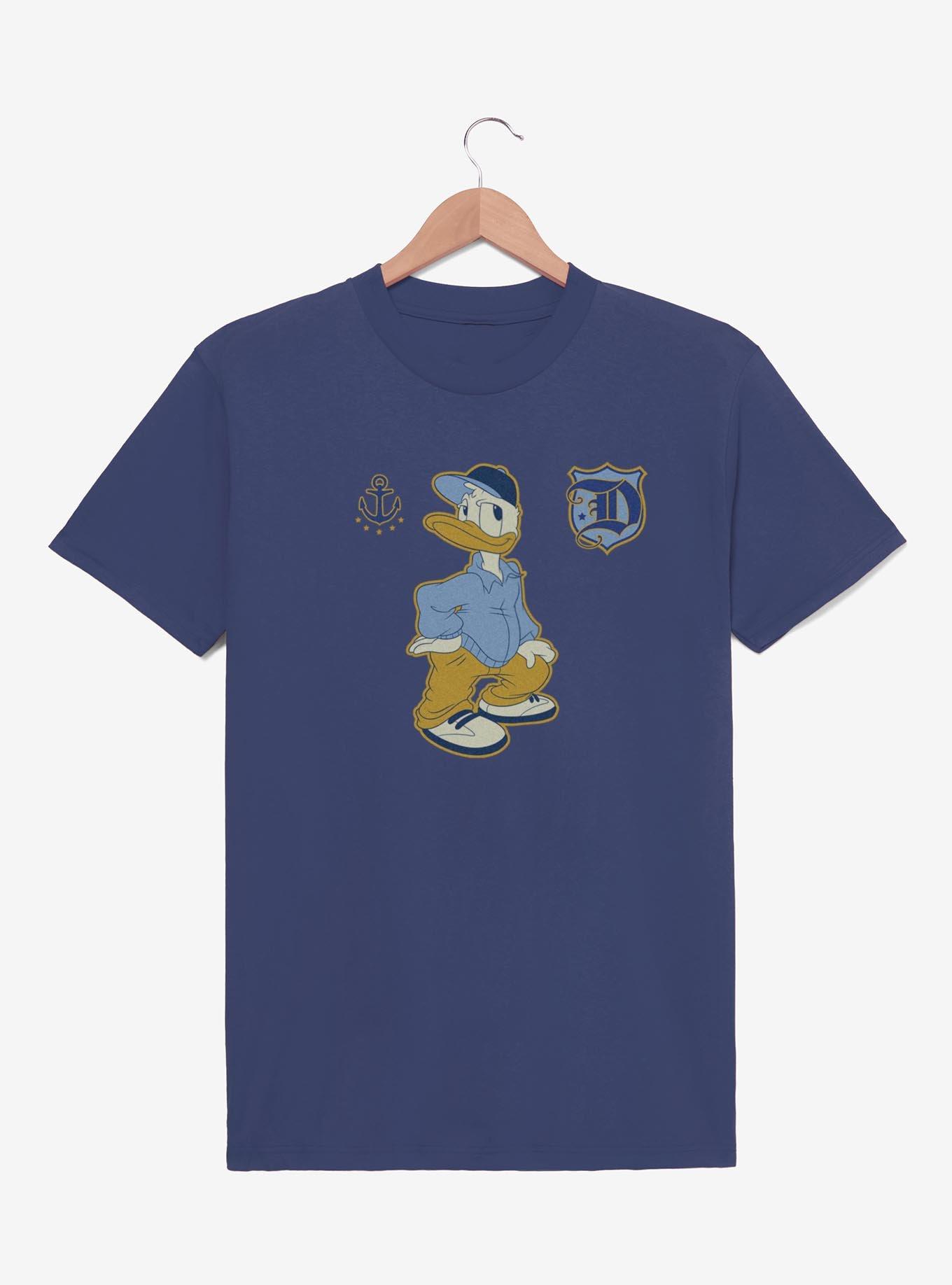 Disney Donald Duck Preppy Player T-Shirt, NAVY, hi-res view 1