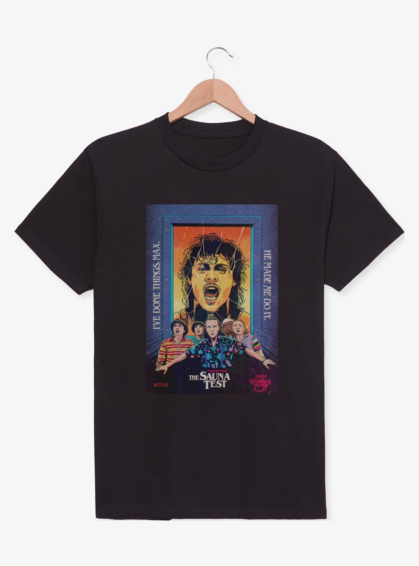 Stranger Things Butcher Billy The Sauna Test T-Shirt, BLACK, hi-res view 1