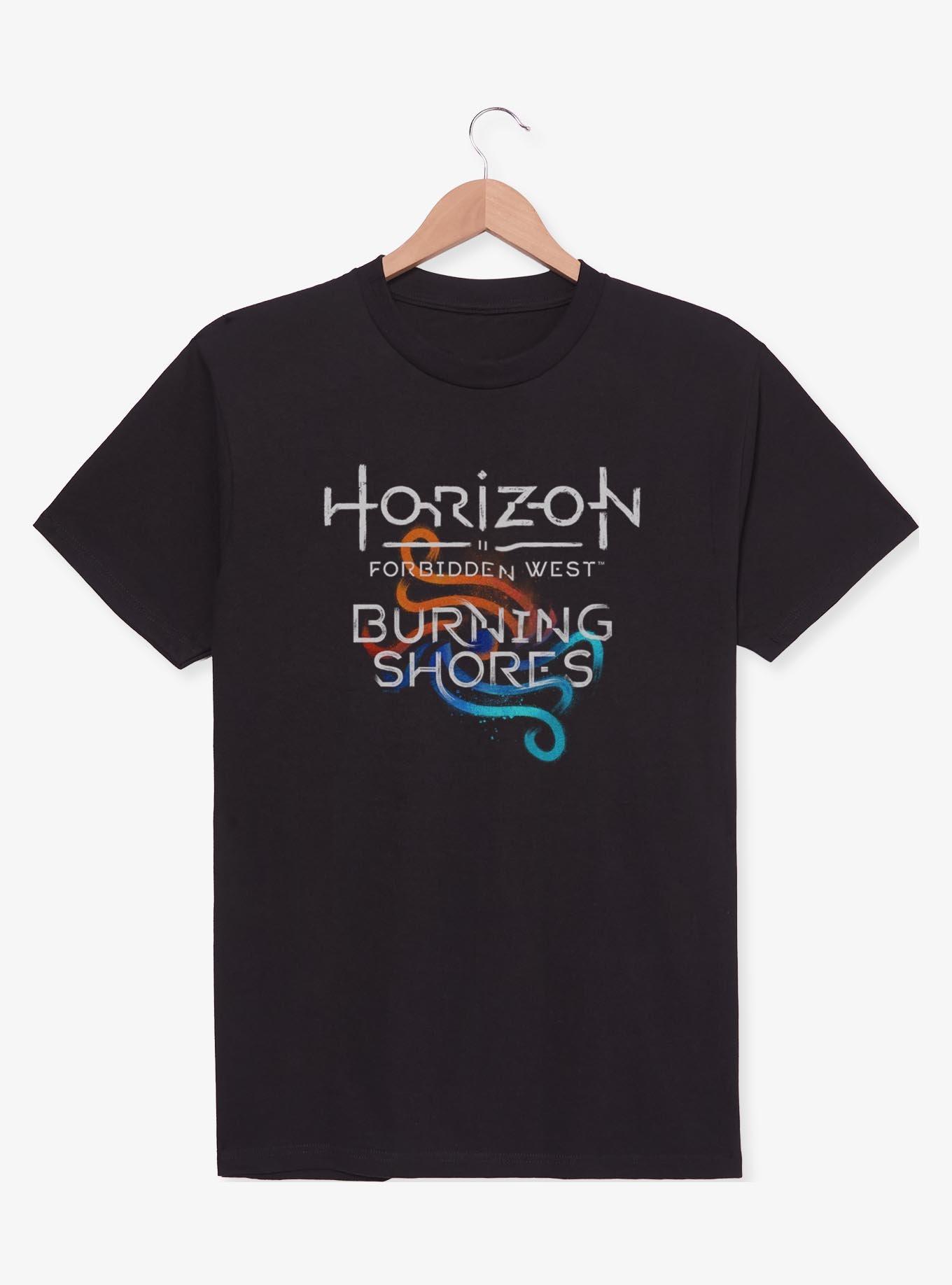 Horizon Forbidden West Burning Shores T-Shirt, BLACK, hi-res view 1