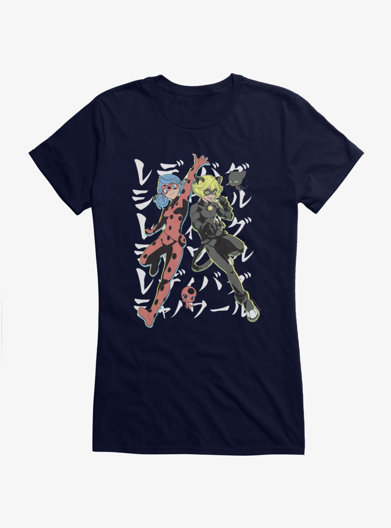 Miraculous Ladybug Team Up Jump Girls T-Shirt, , hi-res