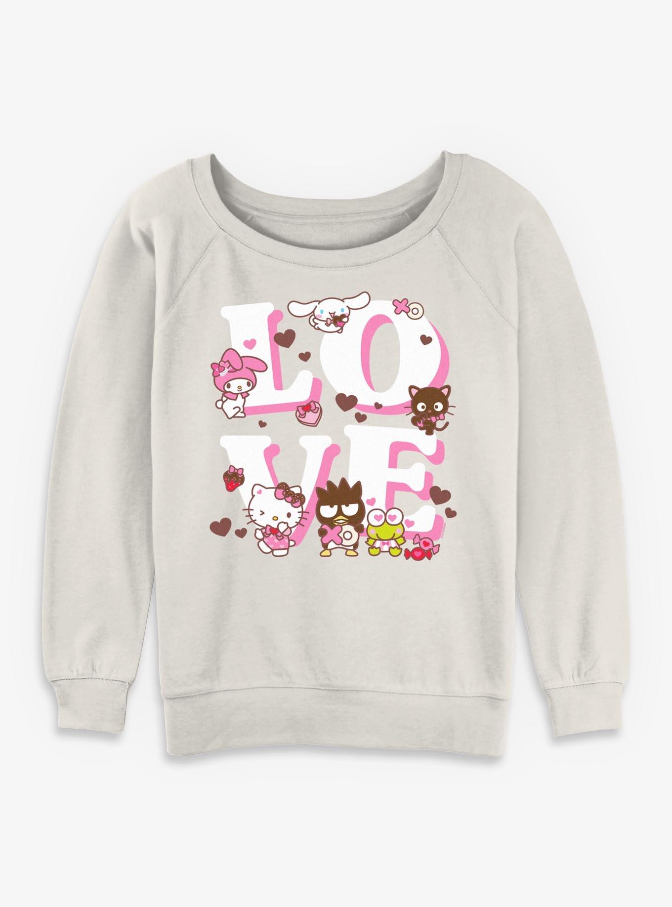 Sanrio Hello Kitty Lovely Womens Slouchy Sweatshirt, , hi-res