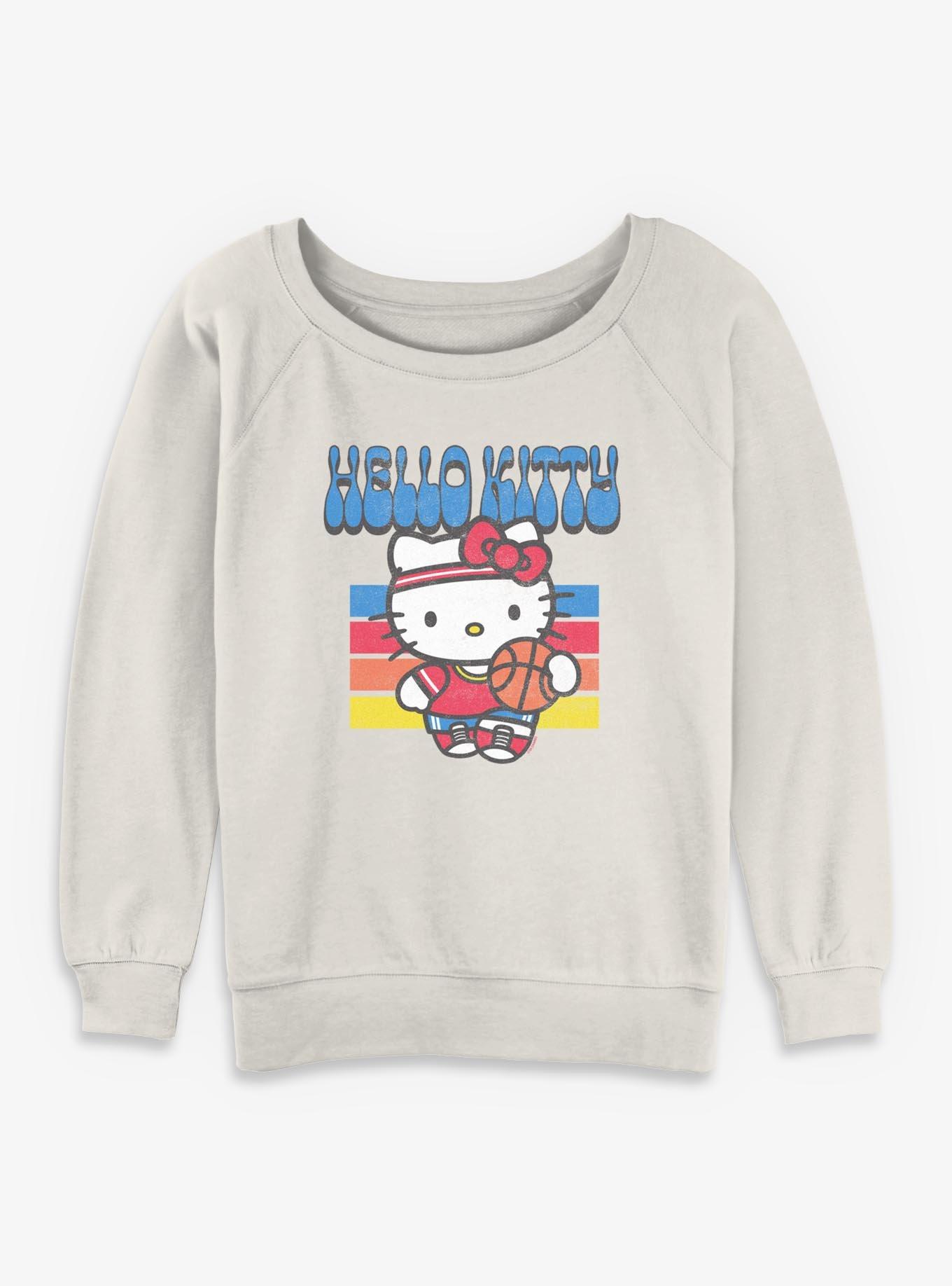 Sanrio Hello Kitty Ballin Womens Slouchy Sweatshirt, , hi-res
